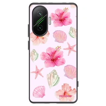 Picasee silikónový čierny obal pre Xiaomi Poco F7 5G - Blush Lagoon