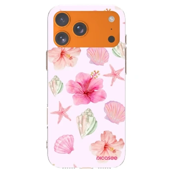 Picasee silikónový prehľadný obal pre Apple iPhone 17 Pro Max - Blush Lagoon