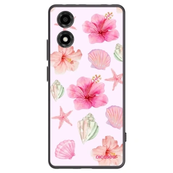 Picasee silikónový čierny obal pre Motorola Moto E14 - Blush Lagoon