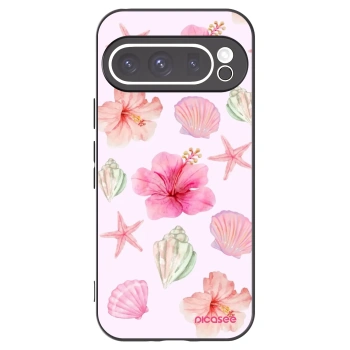 Picasee silikónový čierny obal pre Google Pixel 9 Pro XL - Blush Lagoon