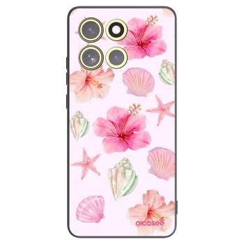 Picasee silikónový čierny obal pre Motorola Moto G86 Power 5G - Blush Lagoon