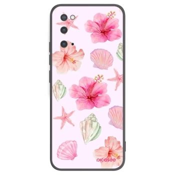 Picasee silikónový čierny obal pre Samsung Galaxy S20 G980F - Blush Lagoon