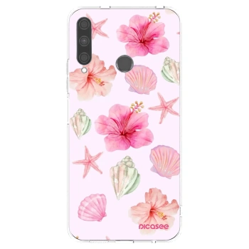 Picasee silikónový prehľadný obal pre Huawei P40 Lite E - Blush Lagoon