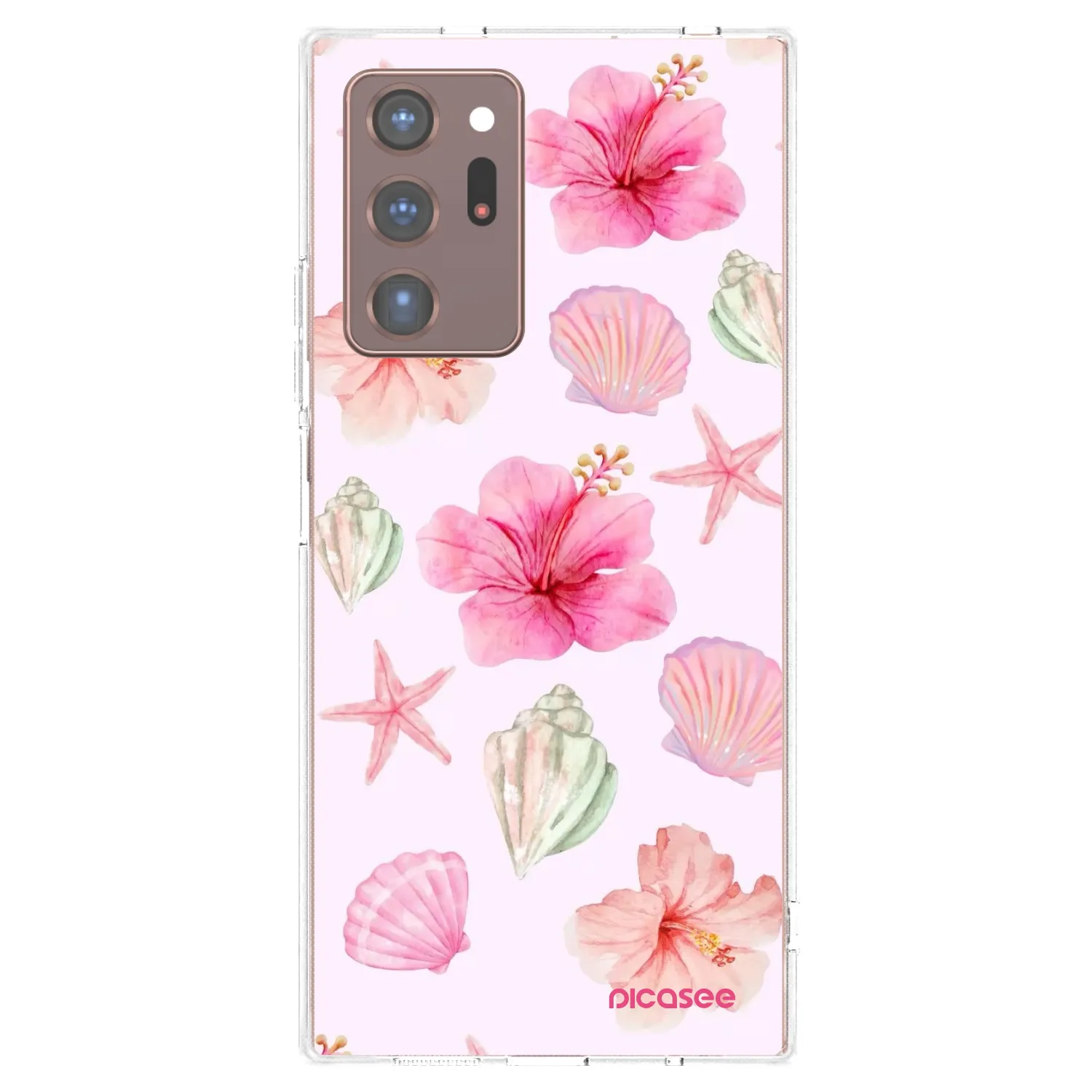 Picasee silikónový prehľadný obal pre Samsung Galaxy Note 20 Ultra - Blush Lagoon