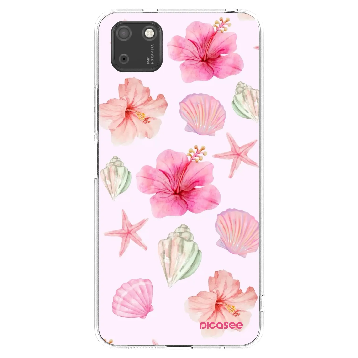 Picasee silikónový prehľadný obal pre Huawei Y5P - Blush Lagoon