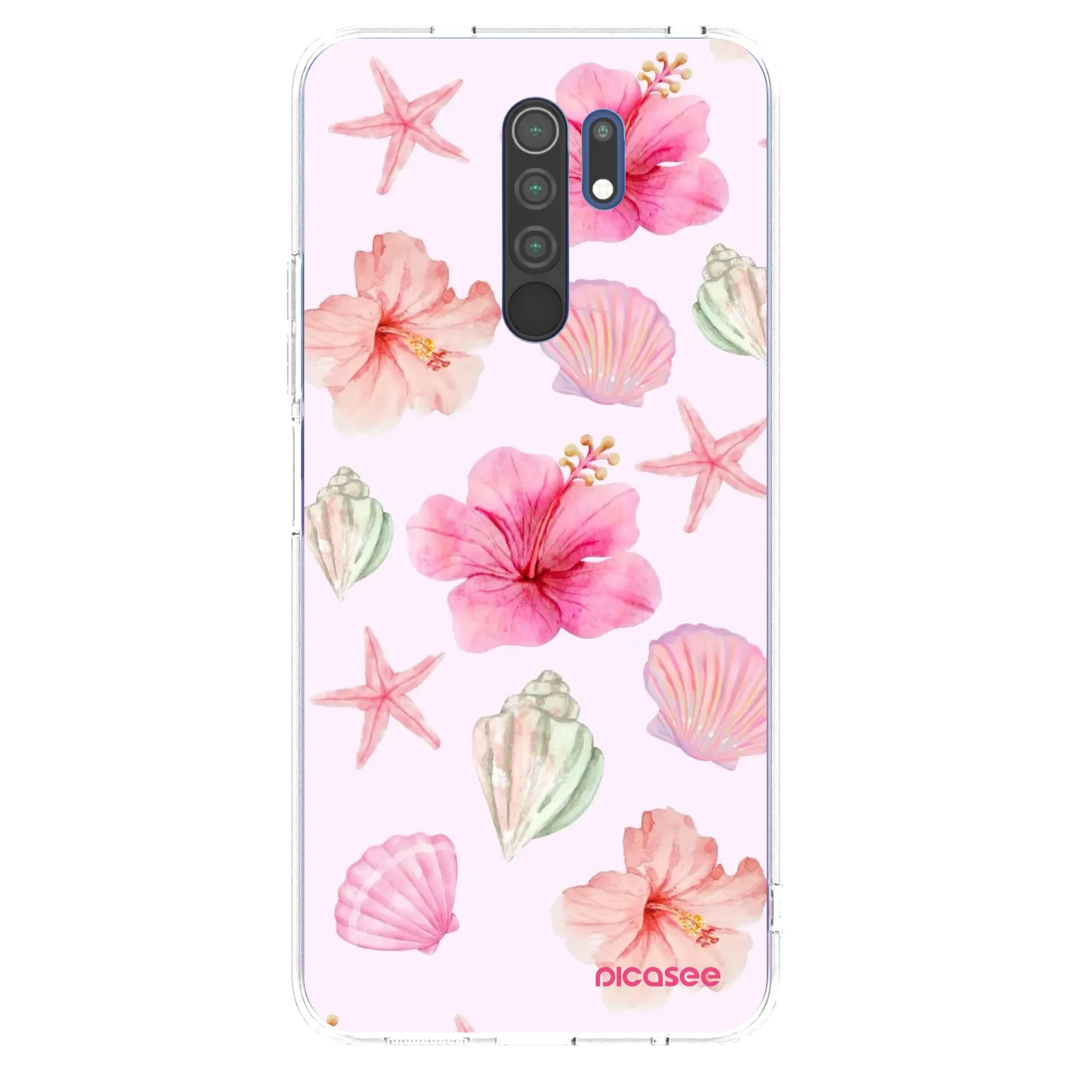 Picasee silikónový prehľadný obal pre Xiaomi Redmi 9 - Blush Lagoon