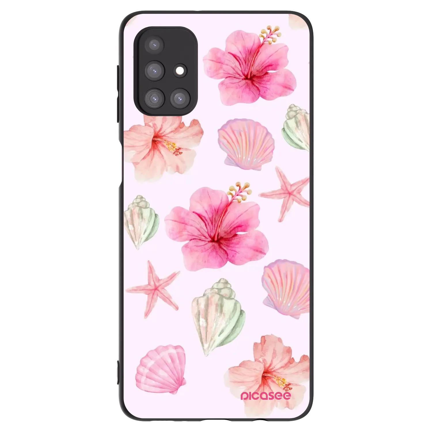 Picasee silikónový čierny obal pre Samsung Galaxy M31s - Blush Lagoon