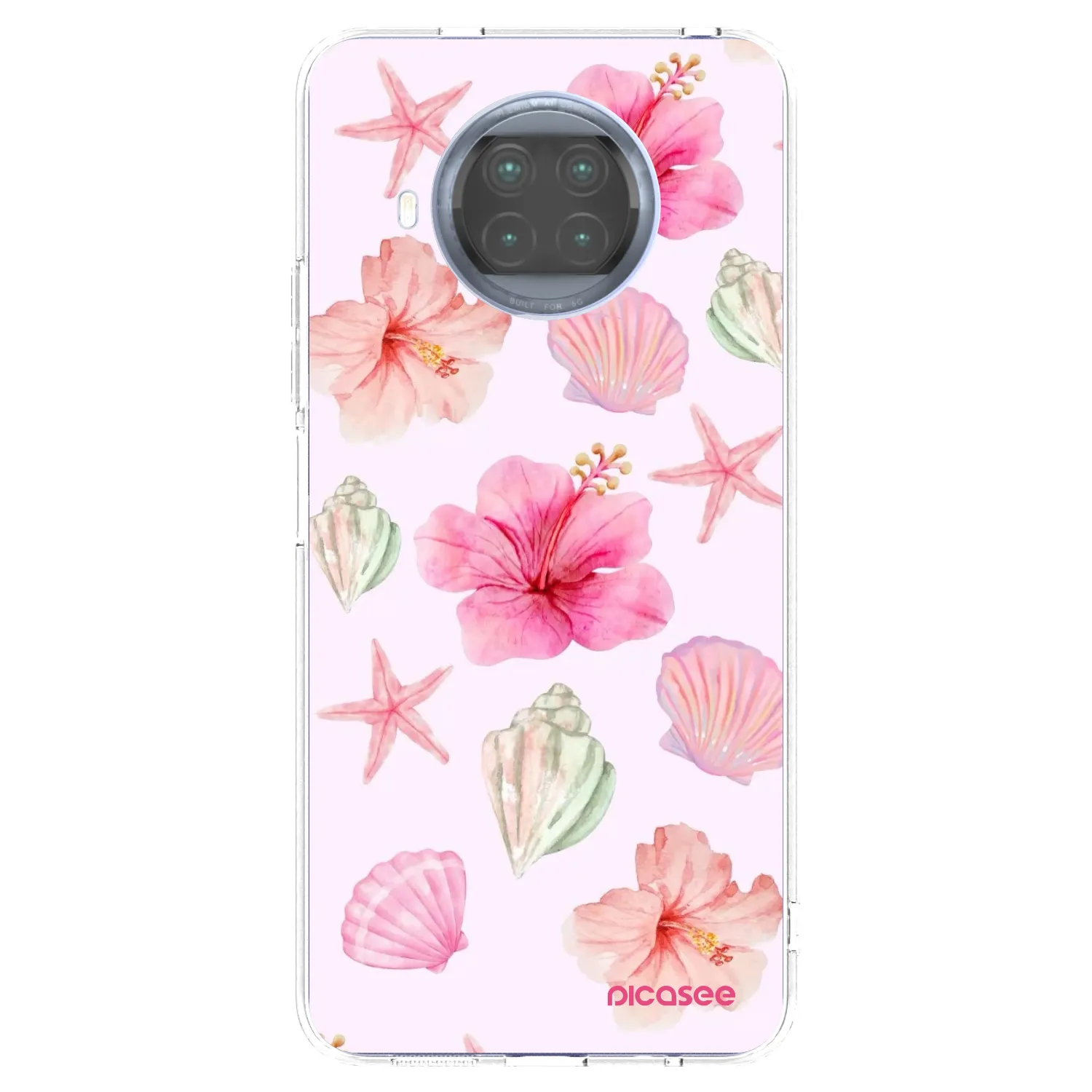 Picasee silikónový prehľadný obal pre Xiaomi Mi 10T Lite - Blush Lagoon