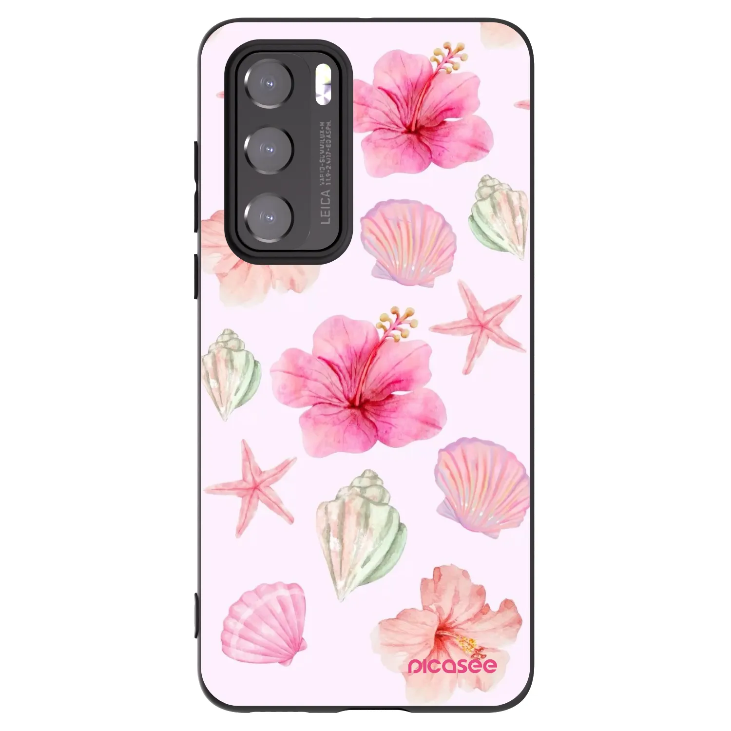Picasee silikónový čierny obal pre Huawei P40 - Blush Lagoon