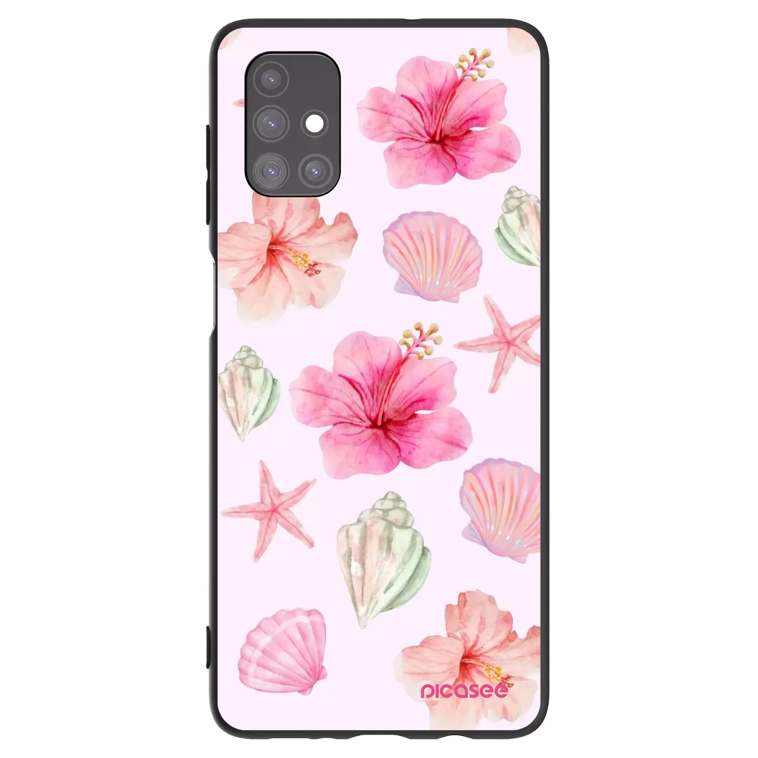 Picasee silikónový čierny obal pre Samsung Galaxy M51 M515F - Blush Lagoon