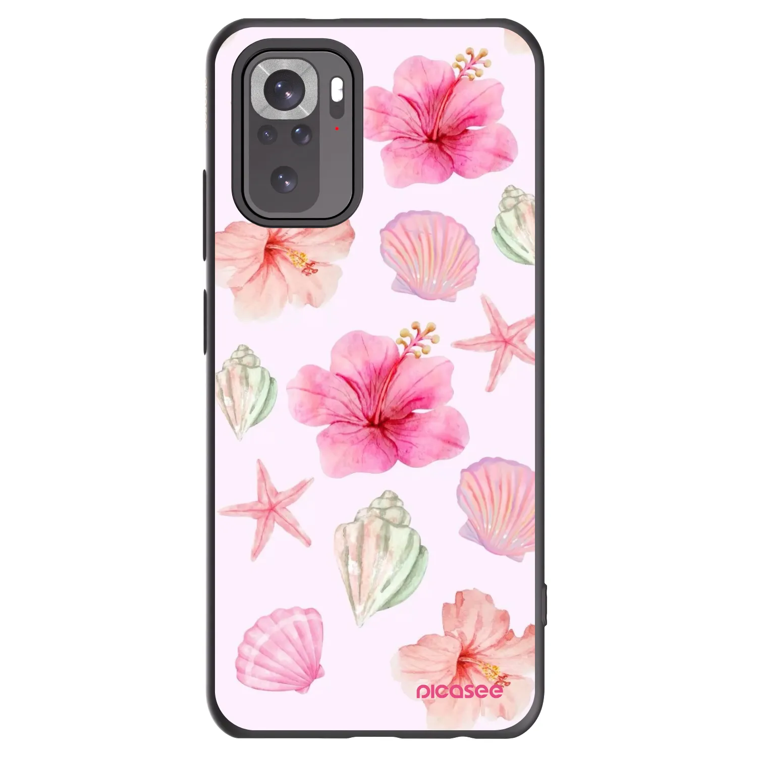 Picasee silikónový čierny obal pre Xiaomi Redmi Note 10 - Blush Lagoon