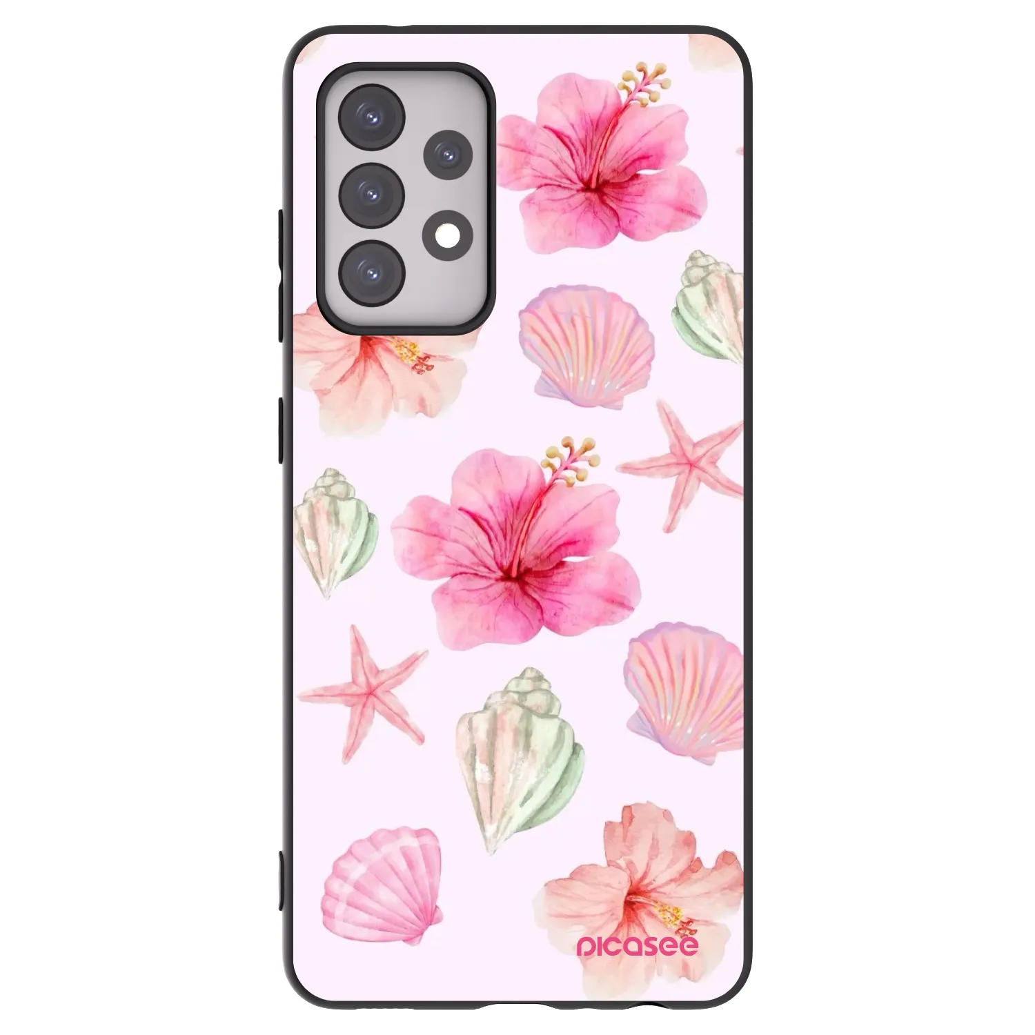 Picasee silikónový čierny obal pre Samsung Galaxy A52 5G A525F - Blush Lagoon