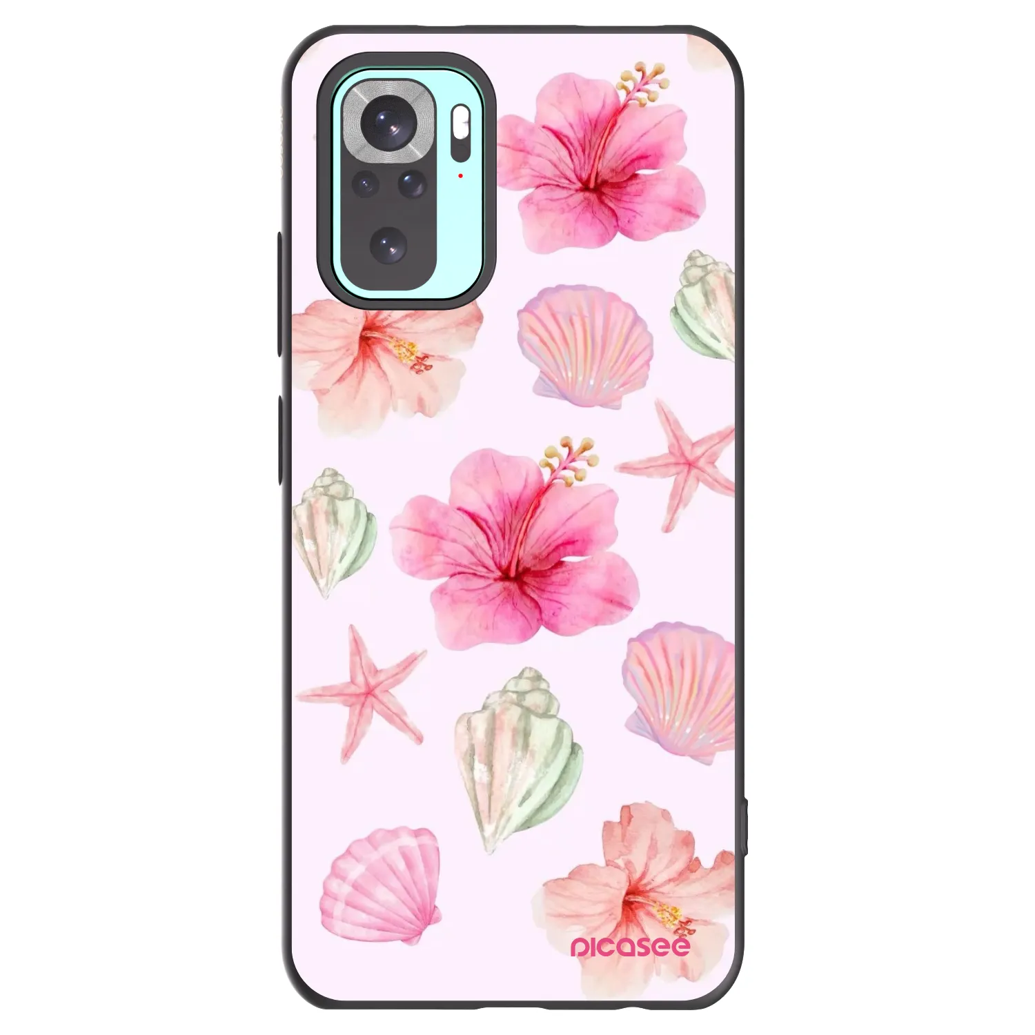 Picasee silikónový čierny obal pre Xiaomi Redmi Note 10 Pro - Blush Lagoon