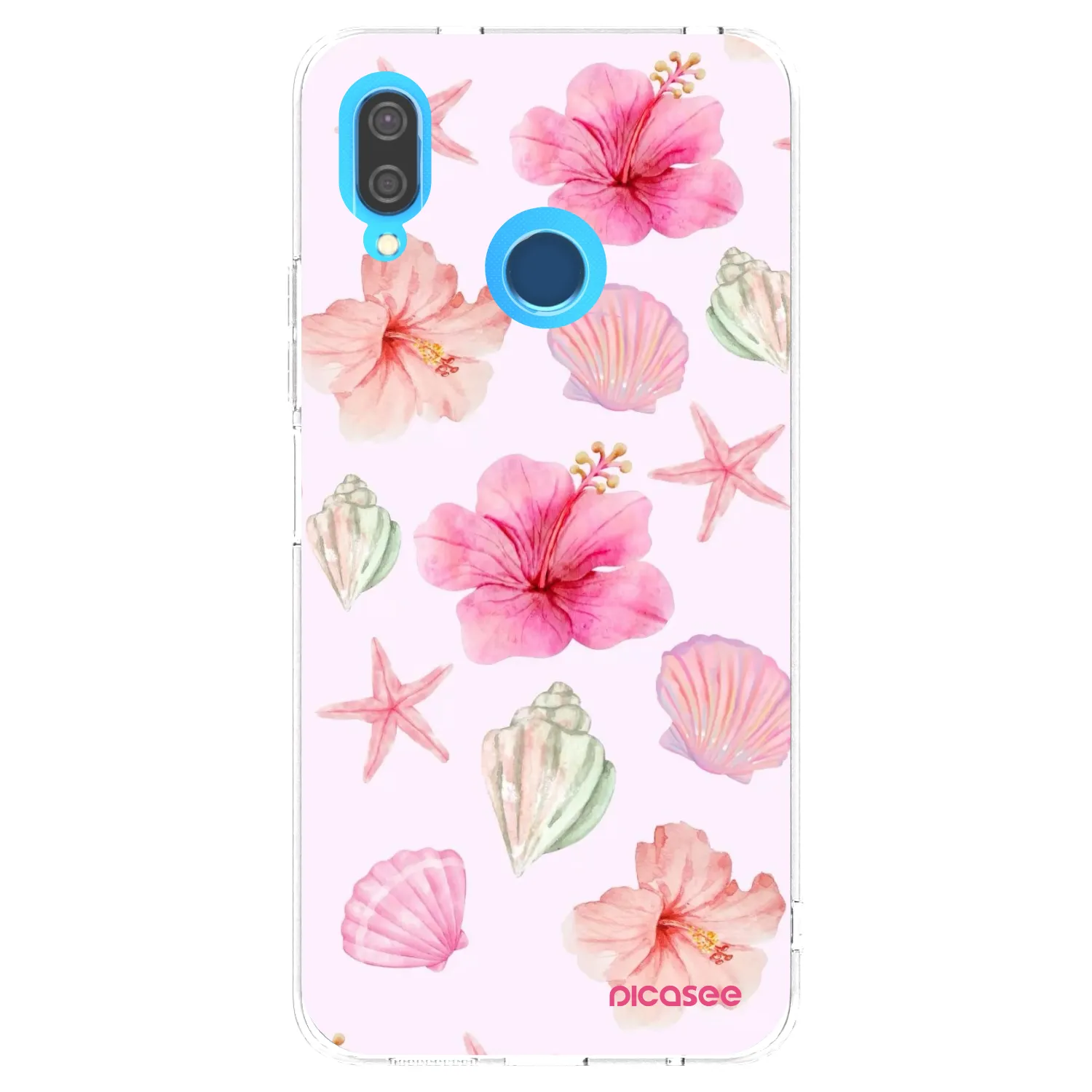 Picasee silikónový prehľadný obal pre Huawei P20 Lite - Blush Lagoon