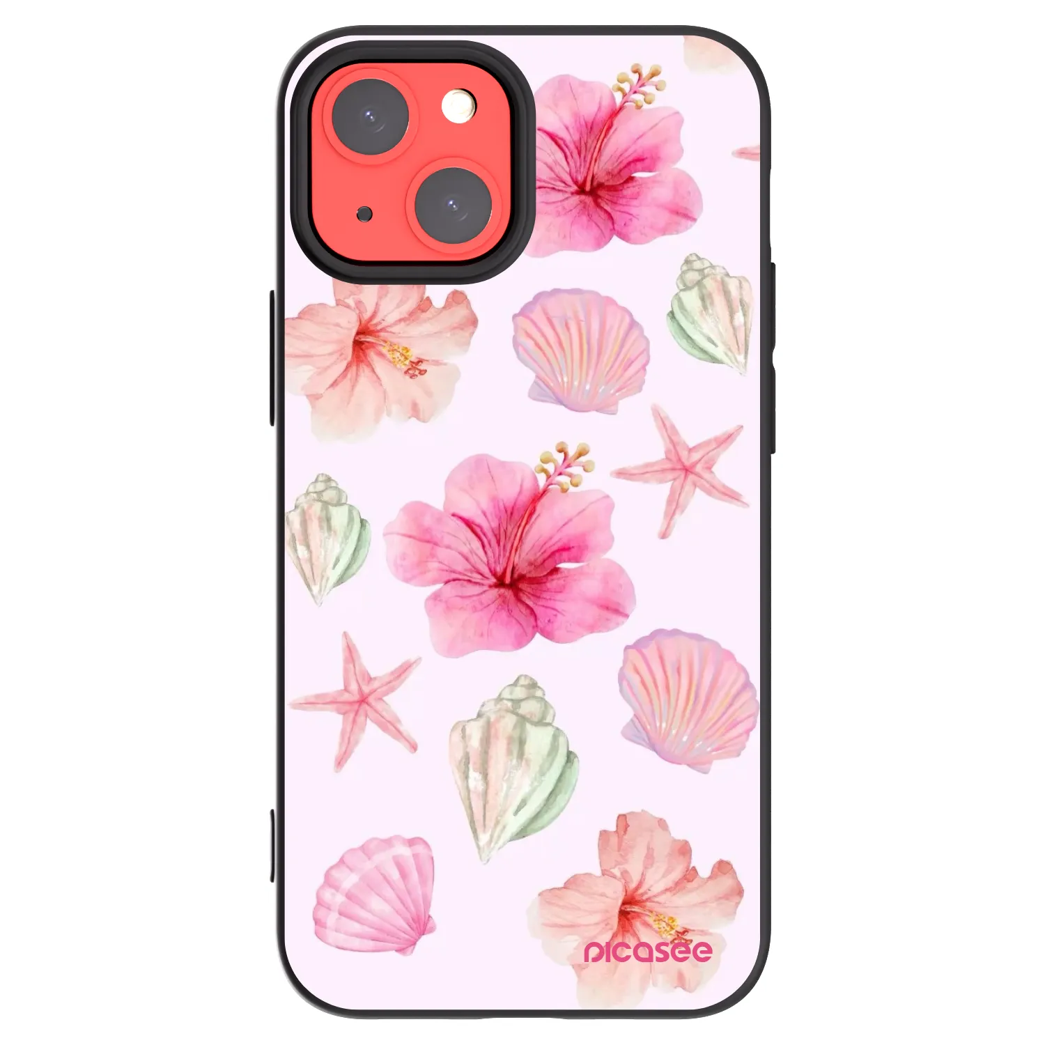Picasee silikónový čierny obal pre Apple iPhone 13 mini - Blush Lagoon