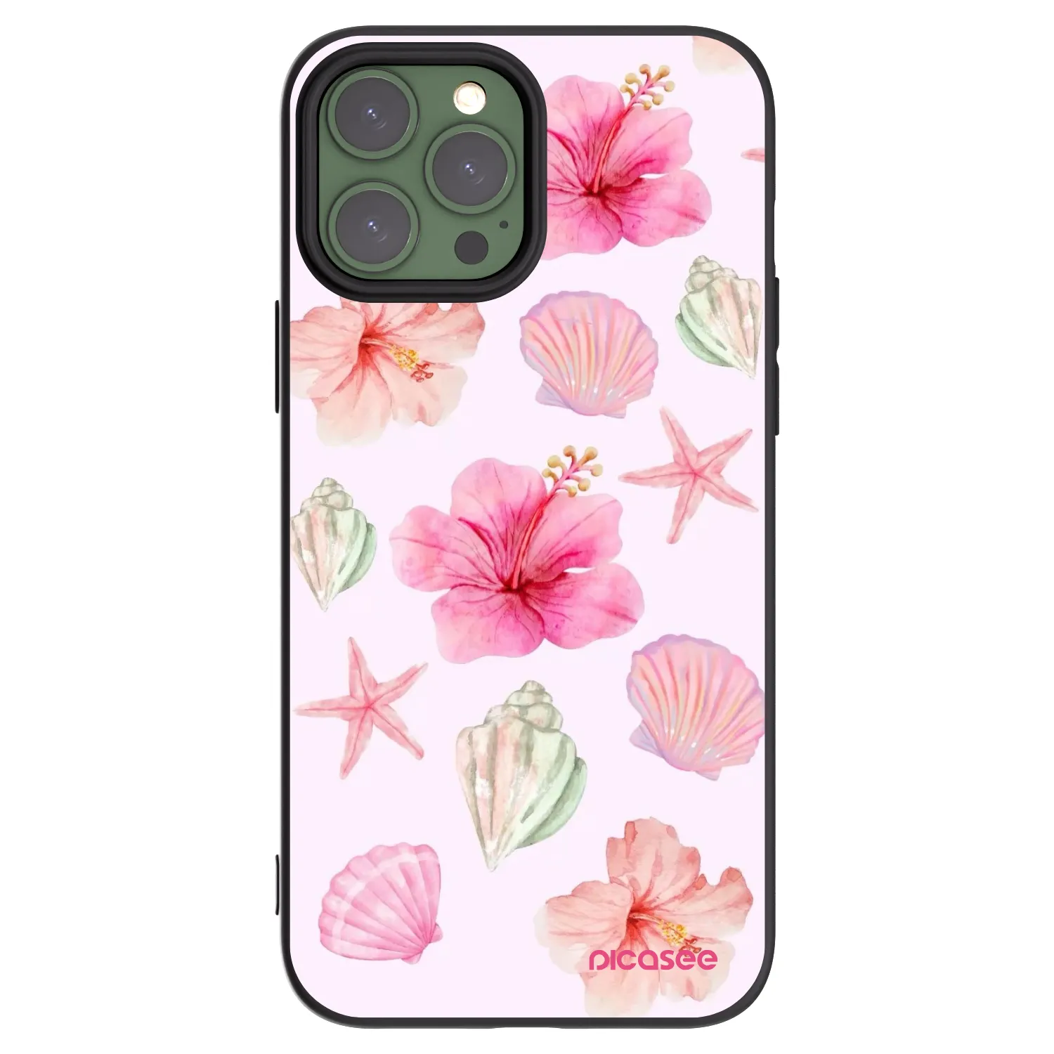Picasee silikónový čierny obal pre Apple iPhone 13 Pro Max - Blush Lagoon
