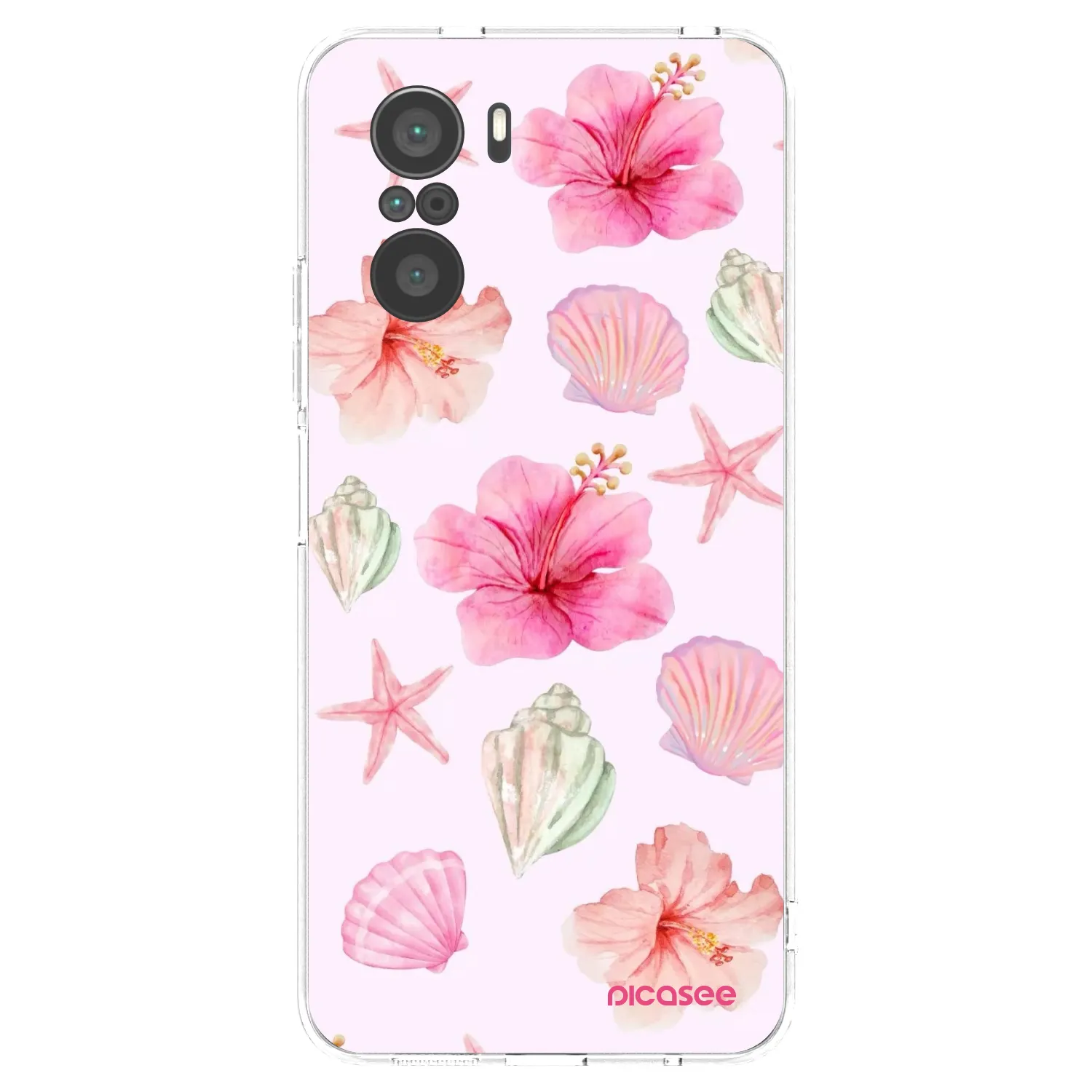 Picasee silikónový prehľadný obal pre Xiaomi Poco F3 - Blush Lagoon