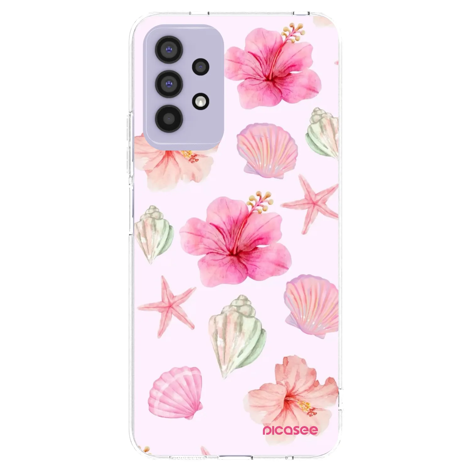 Picasee silikónový prehľadný obal pre Samsung Galaxy A32 4G SM-A325F - Blush Lagoon