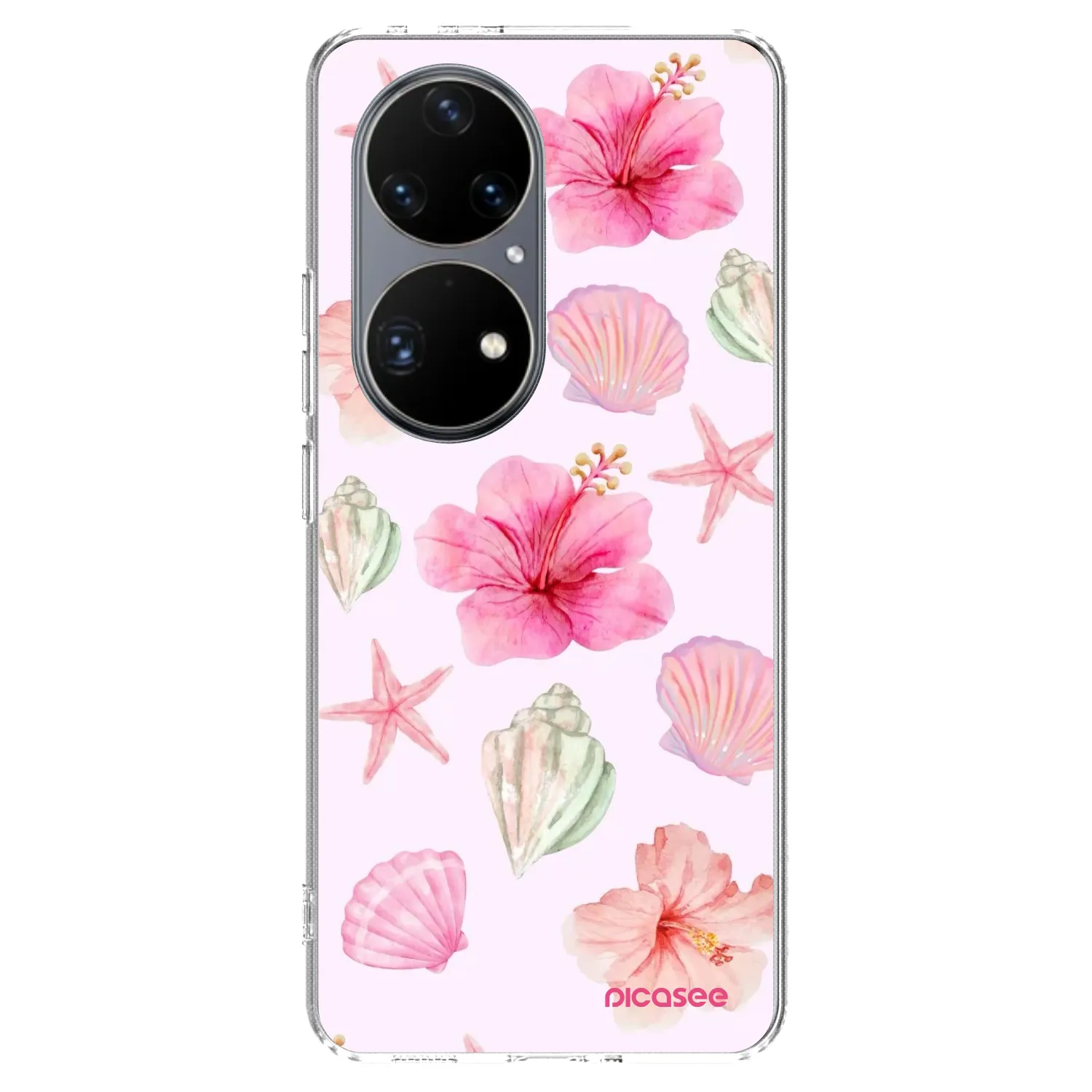 Picasee silikónový prehľadný obal pre Huawei P50 - Blush Lagoon