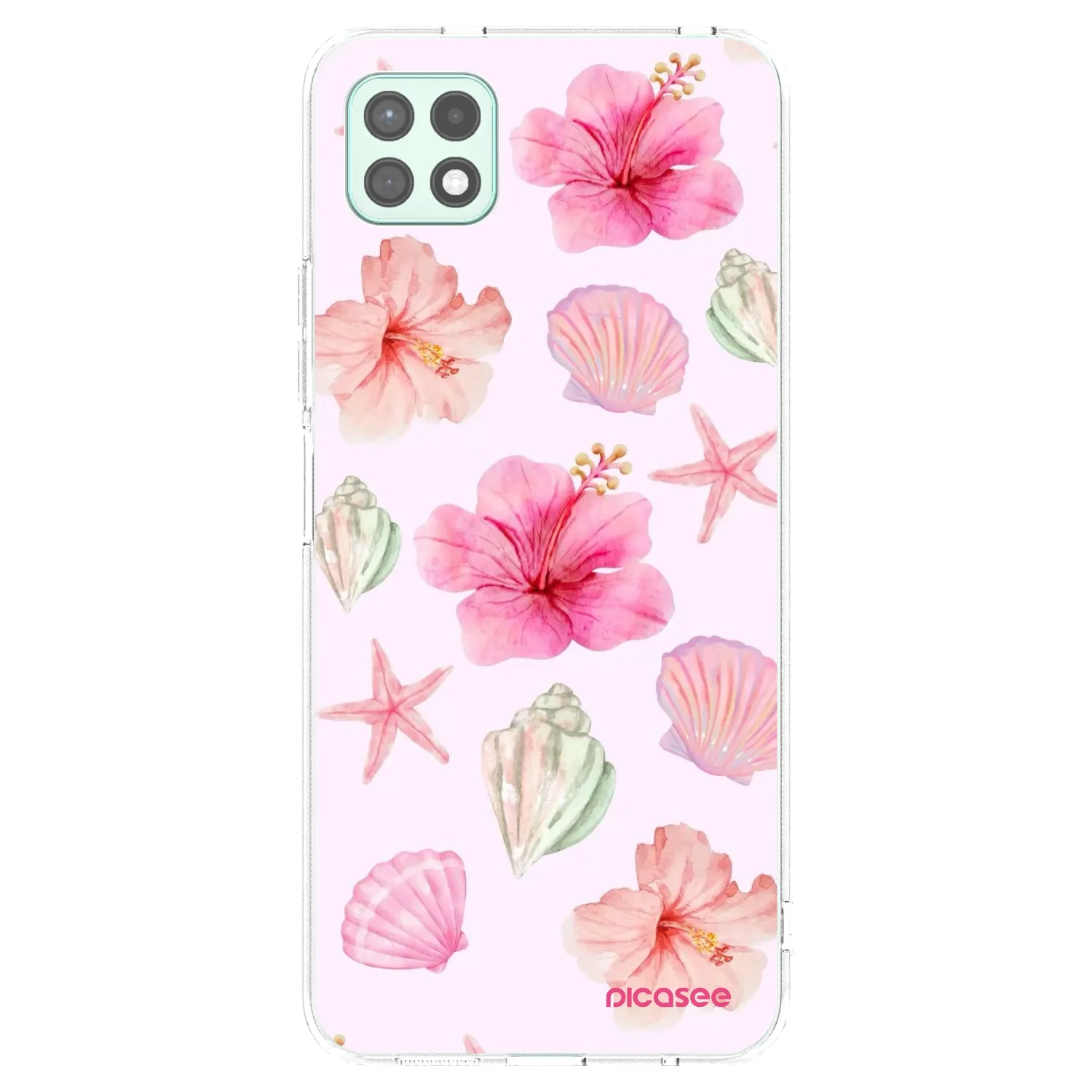 Picasee silikónový prehľadný obal pre Samsung Galaxy A22 A226B 5G - Blush Lagoon