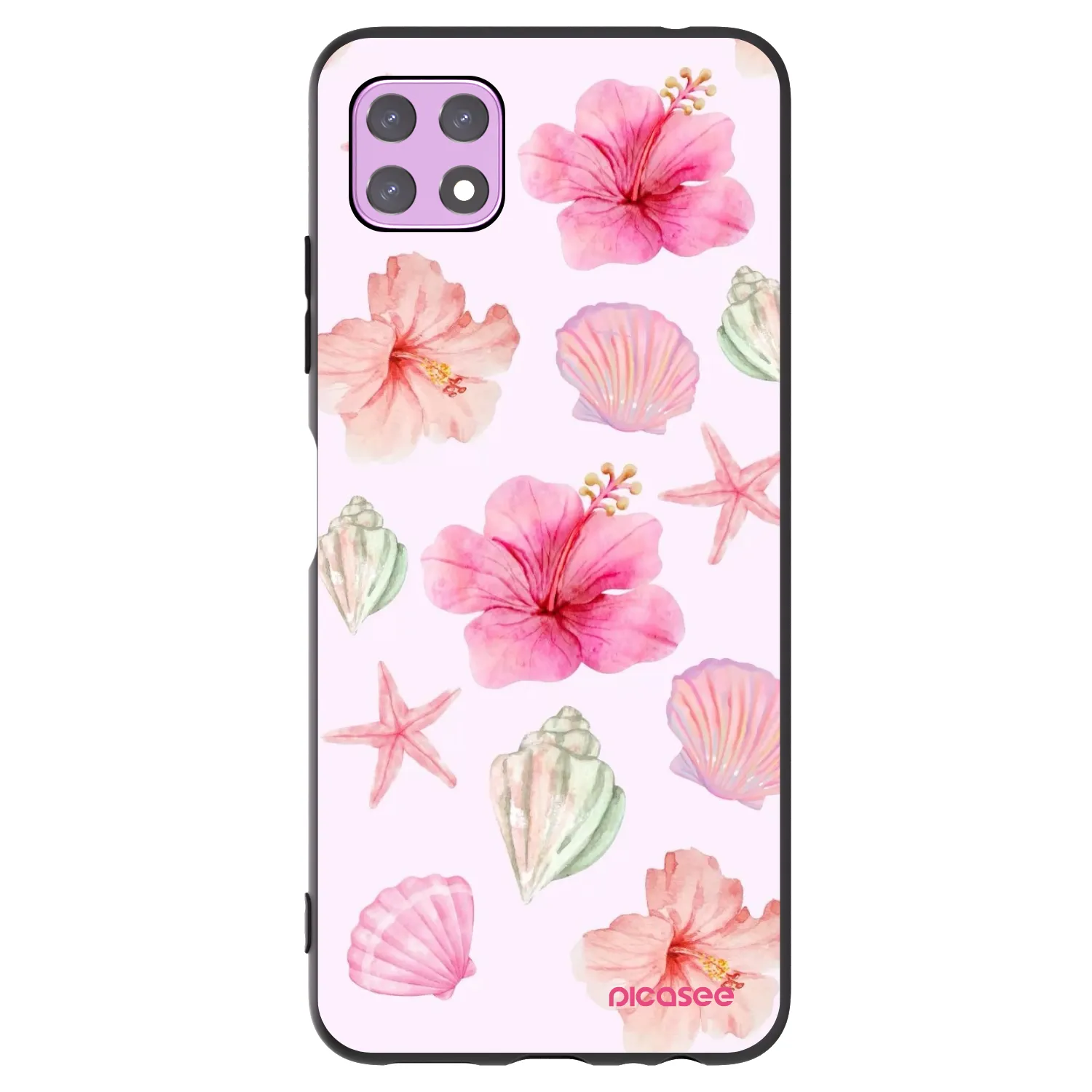 Picasee silikónový čierny obal pre Samsung Galaxy A22 A226B 5G - Blush Lagoon