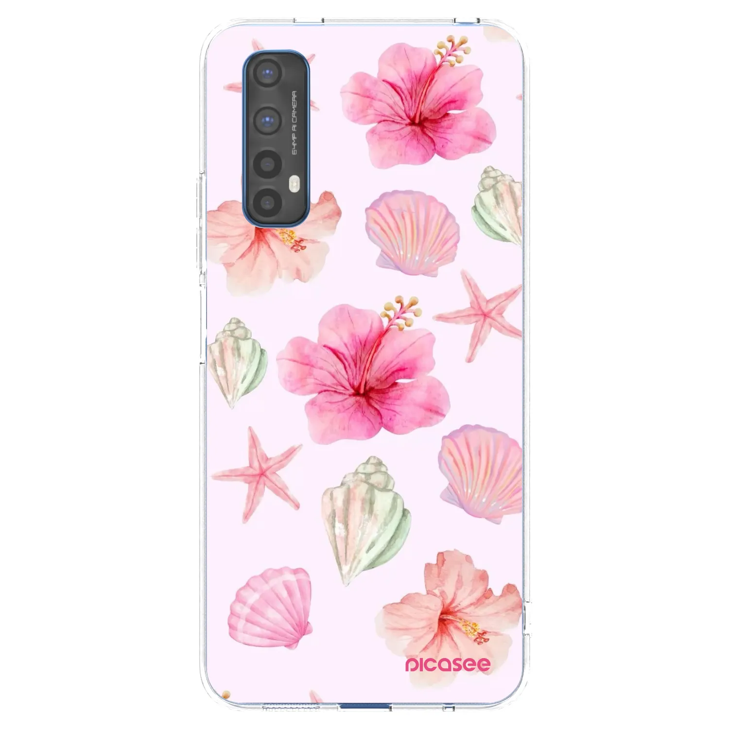 Picasee silikónový prehľadný obal pre Realme 7 - Blush Lagoon