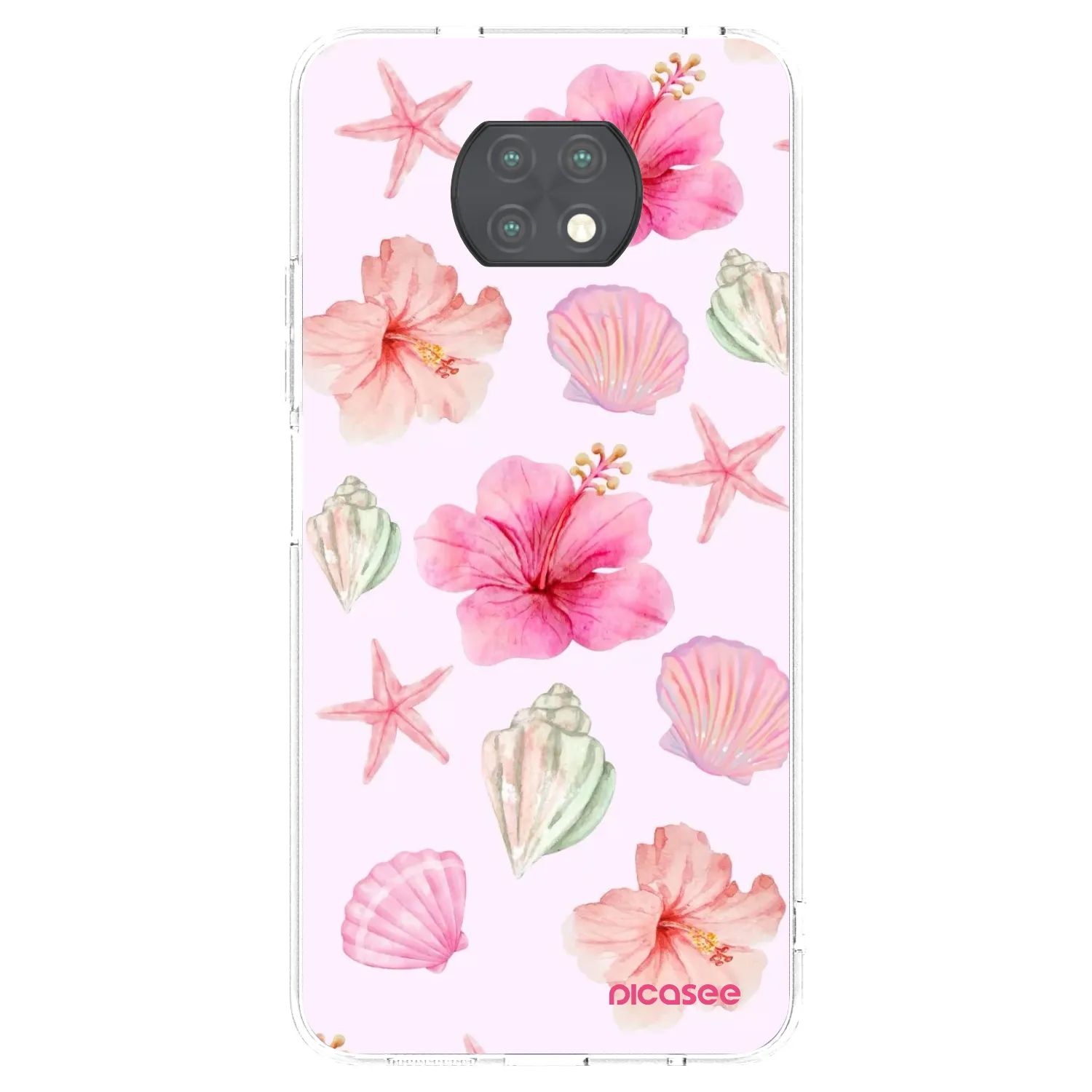 Picasee silikónový prehľadný obal pre Xiaomi Redmi Note 9T - Blush Lagoon