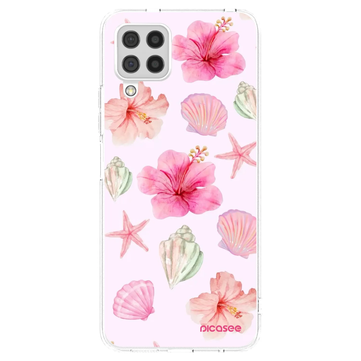 Picasee silikónový prehľadný obal pre Samsung Galaxy A22 A225F 4G - Blush Lagoon