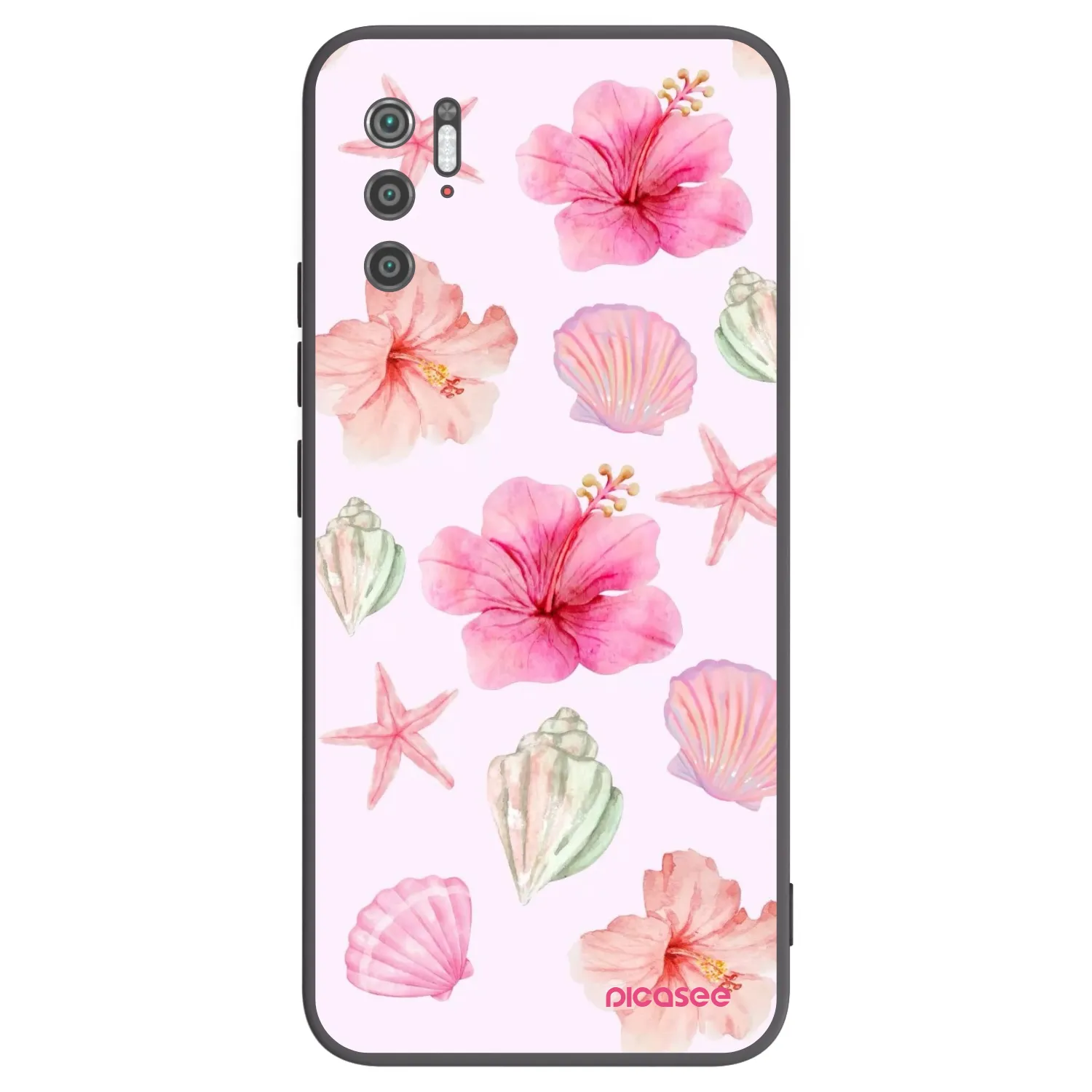 Picasee silikónový čierny obal pre Xiaomi Poco M3 Pro 5G - Blush Lagoon
