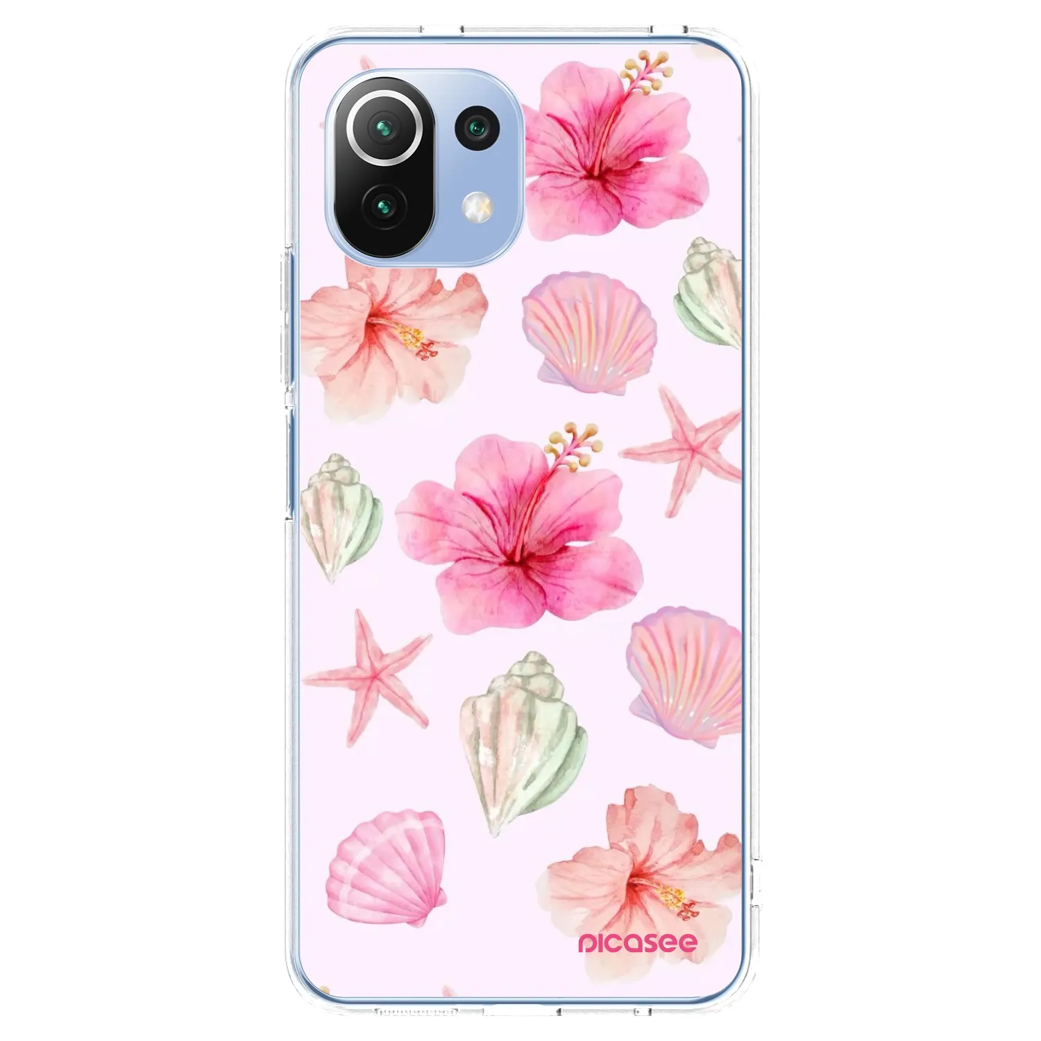 Picasee silikónový prehľadný obal pre Xiaomi 11 Lite 5G NE - Blush Lagoon