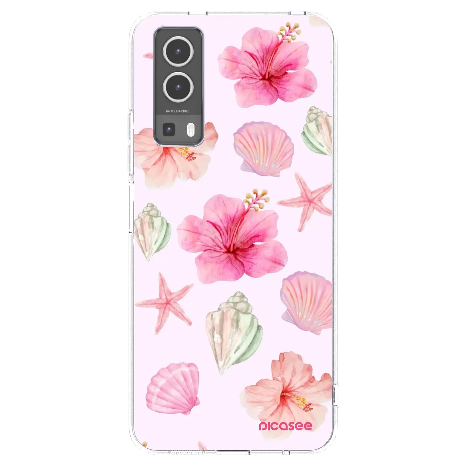 Picasee silikónový prehľadný obal pre Vivo Y72 5G - Blush Lagoon