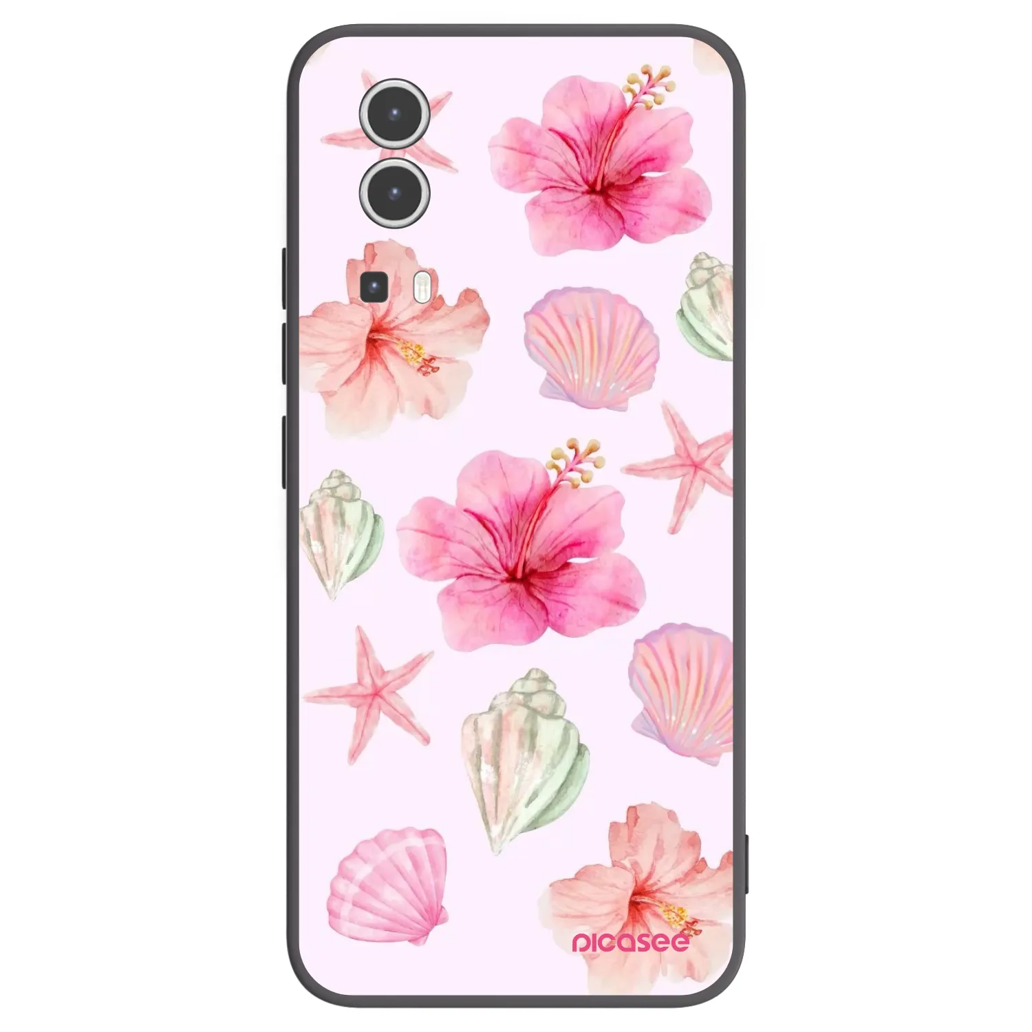 Picasee silikónový čierny obal pre Vivo Y72 5G - Blush Lagoon