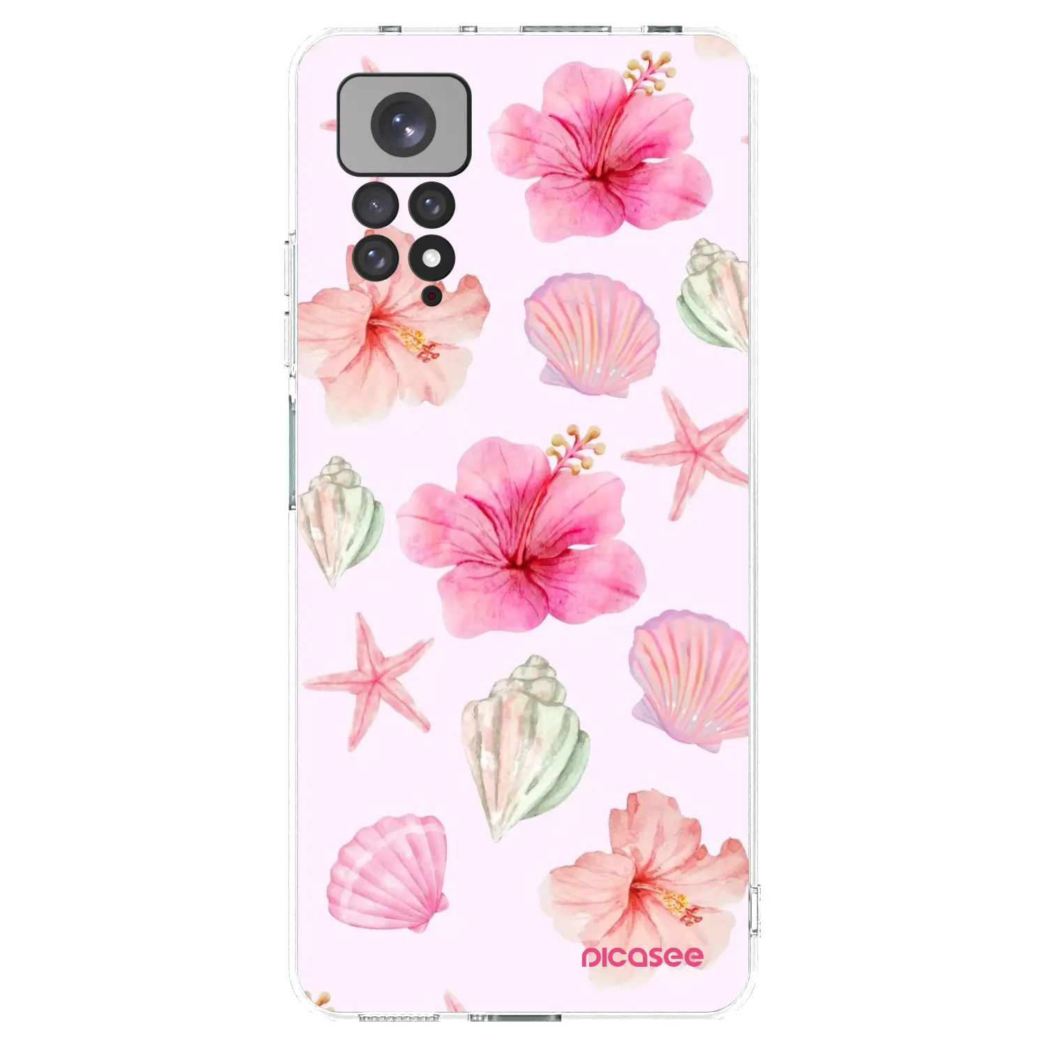 Picasee silikónový prehľadný obal pre Xiaomi Redmi Note 11 - Blush Lagoon