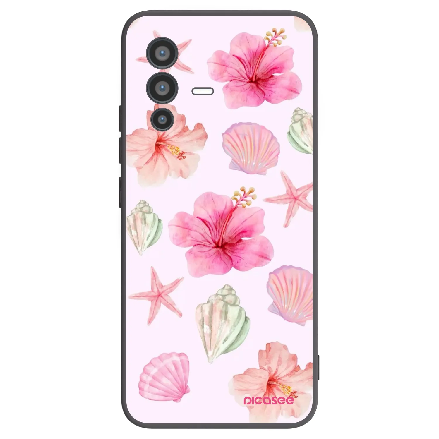 Picasee silikónový čierny obal pre Vivo V23 5G - Blush Lagoon