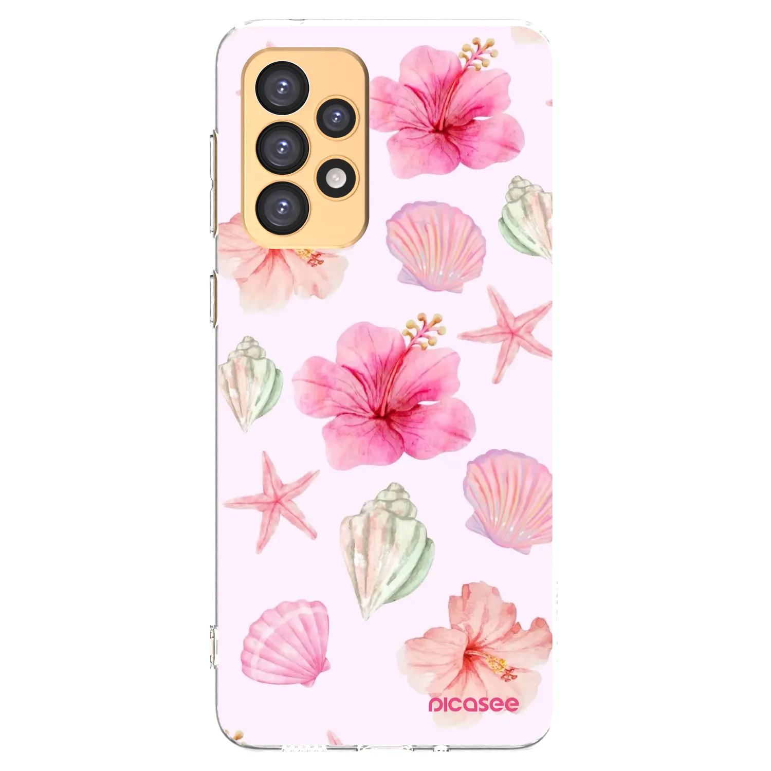 Picasee silikónový prehľadný obal pre Samsung Galaxy A33 5G A336 - Blush Lagoon