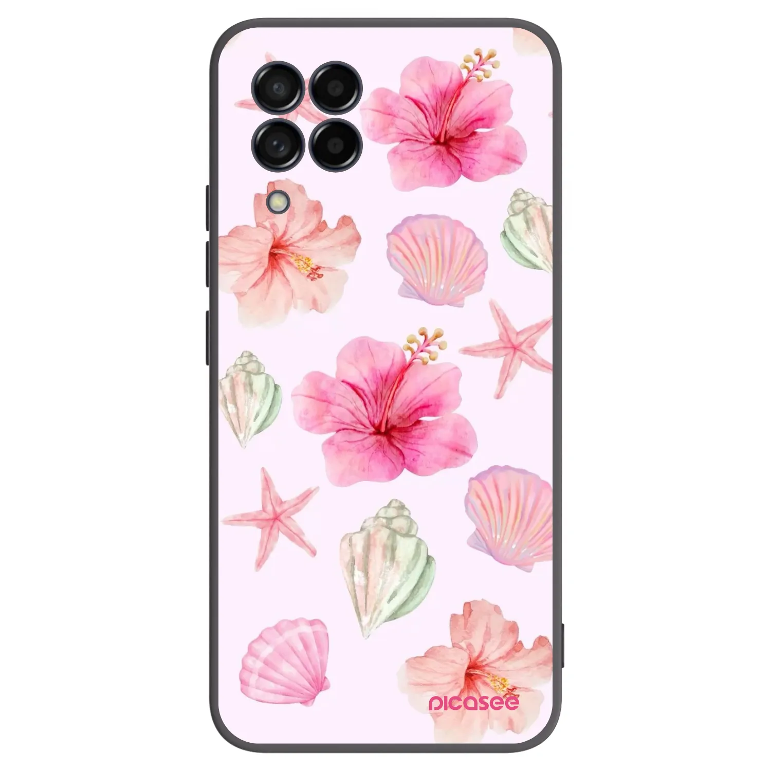 Picasee silikónový čierny obal pre Samsung Galaxy M53 5G - Blush Lagoon