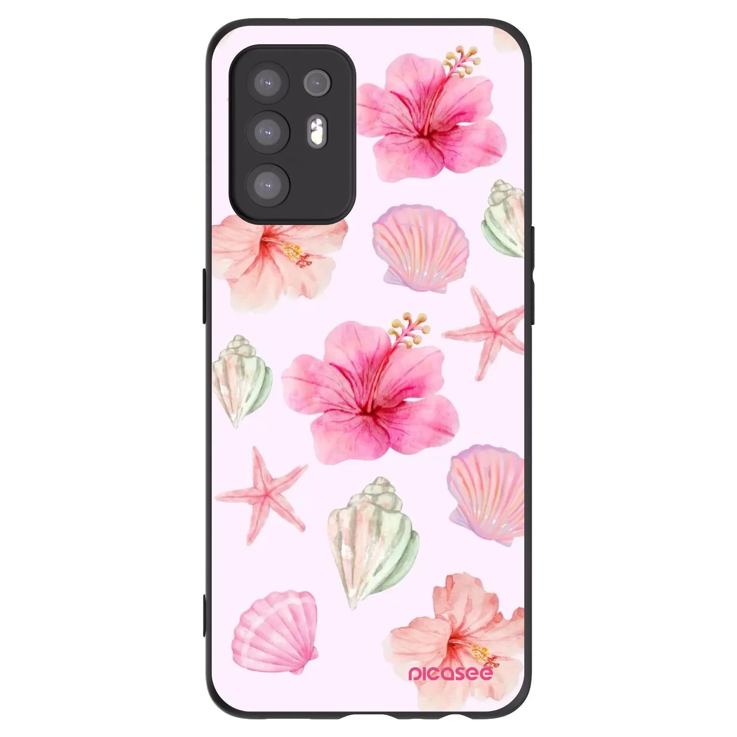 Picasee silikónový čierny obal pre OPPO A94 5G - Blush Lagoon