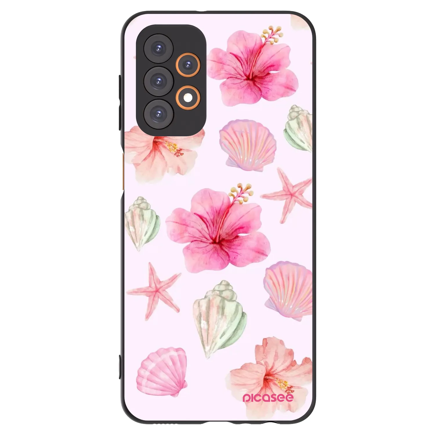 Picasee silikónový čierny obal pre Samsung Galaxy A23 A235F 4G - Blush Lagoon