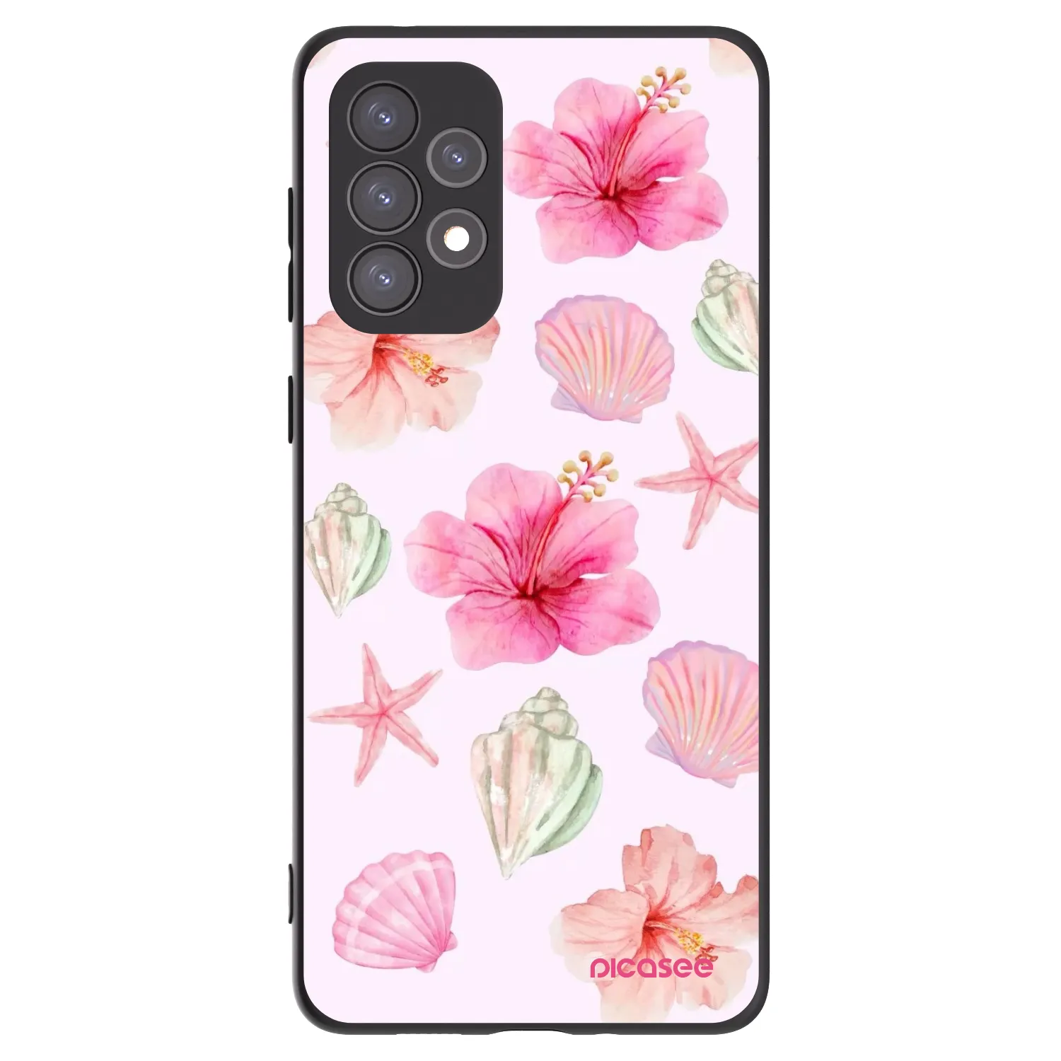 Picasee silikónový čierny obal pre Samsung Galaxy A73 5G - Blush Lagoon