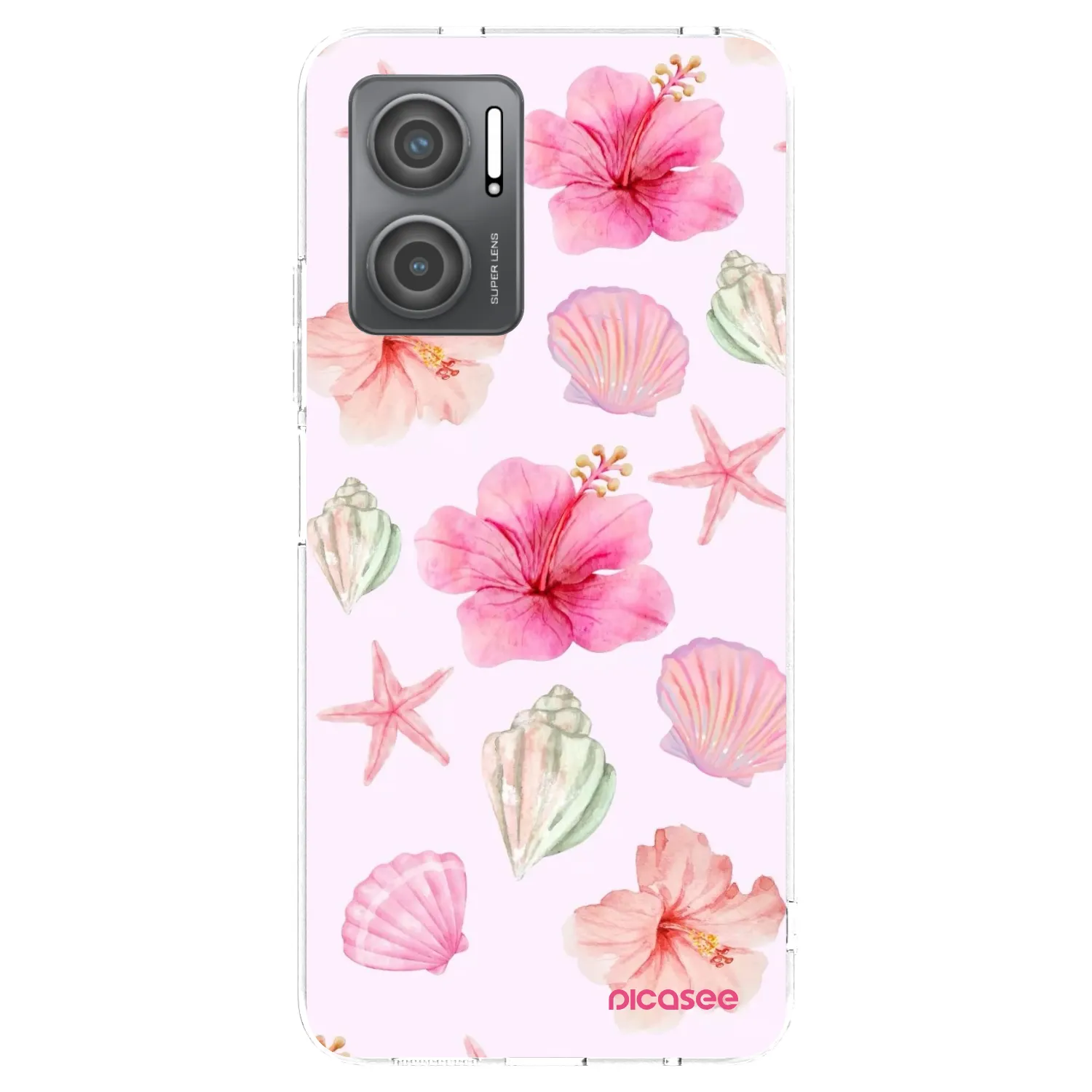 Picasee silikónový prehľadný obal pre Xiaomi Redmi 10 5G - Blush Lagoon