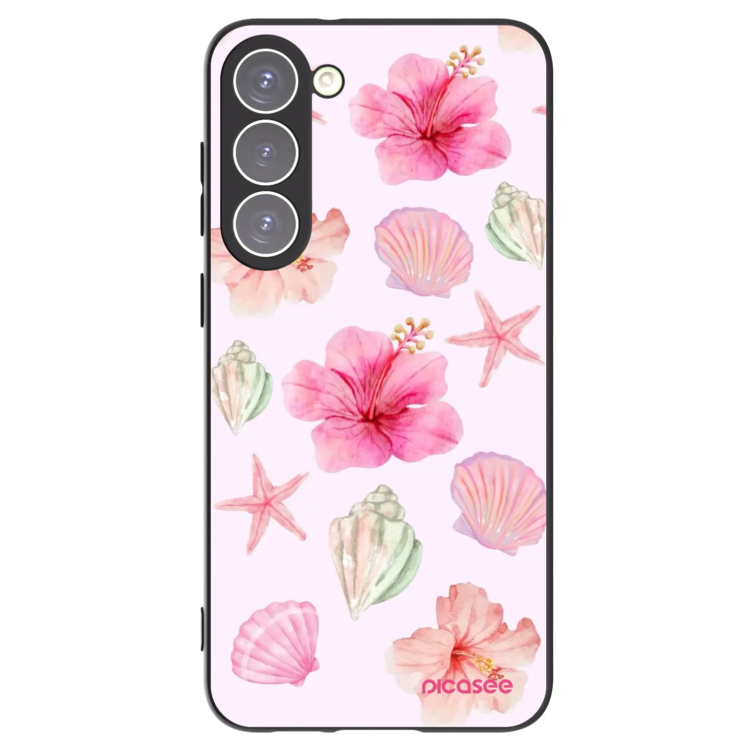 Picasee silikónový čierny obal pre Samsung Galaxy S23+ 5G - Blush Lagoon