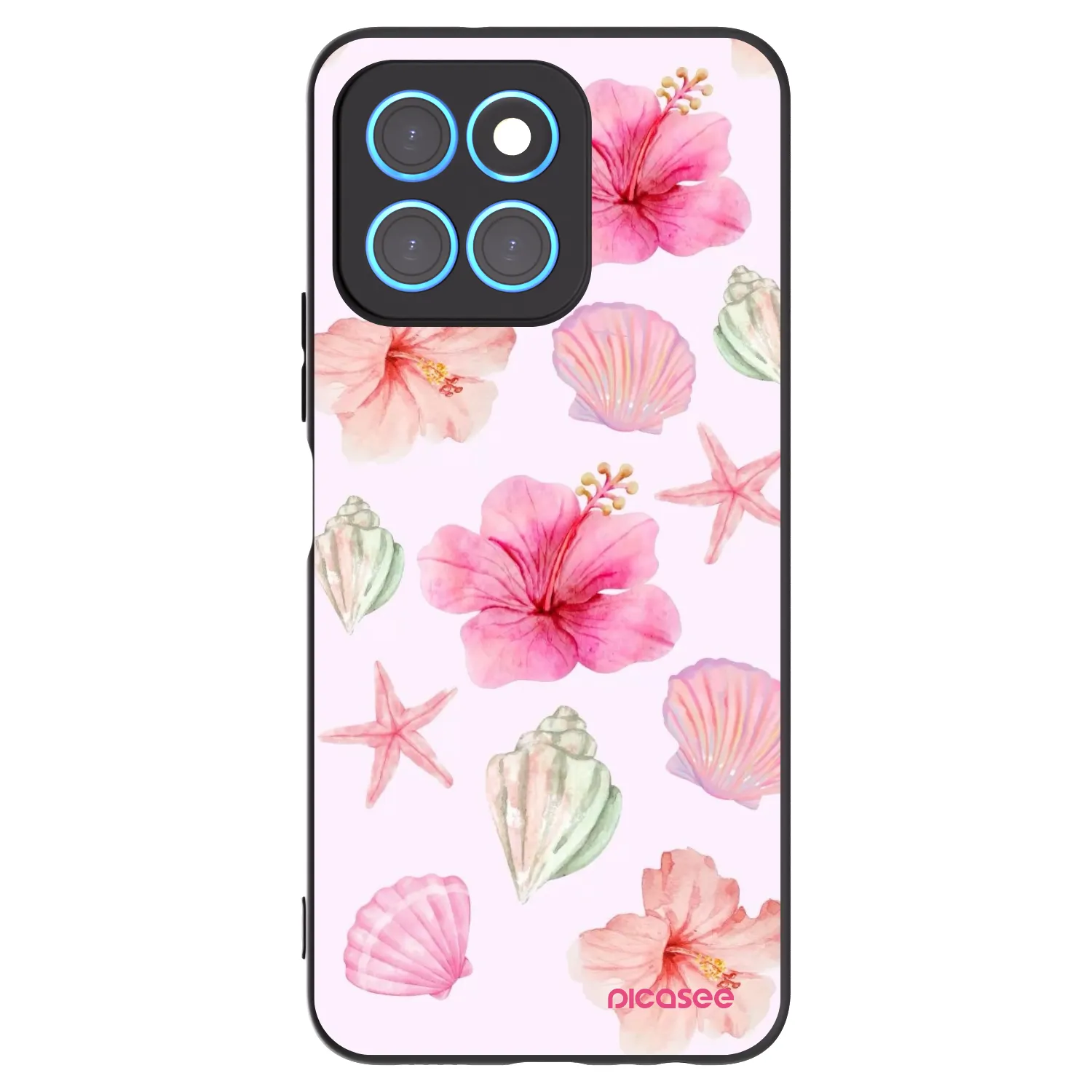 Picasee silikónový čierny obal pre Honor X8 5G - Blush Lagoon
