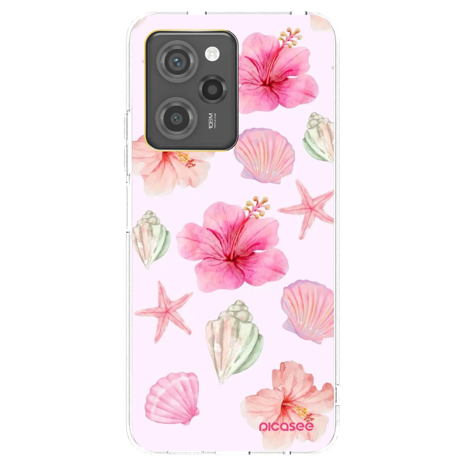 Picasee silikónový čierny obal pre Xiaomi Poco X5 Pro - Blush Lagoon