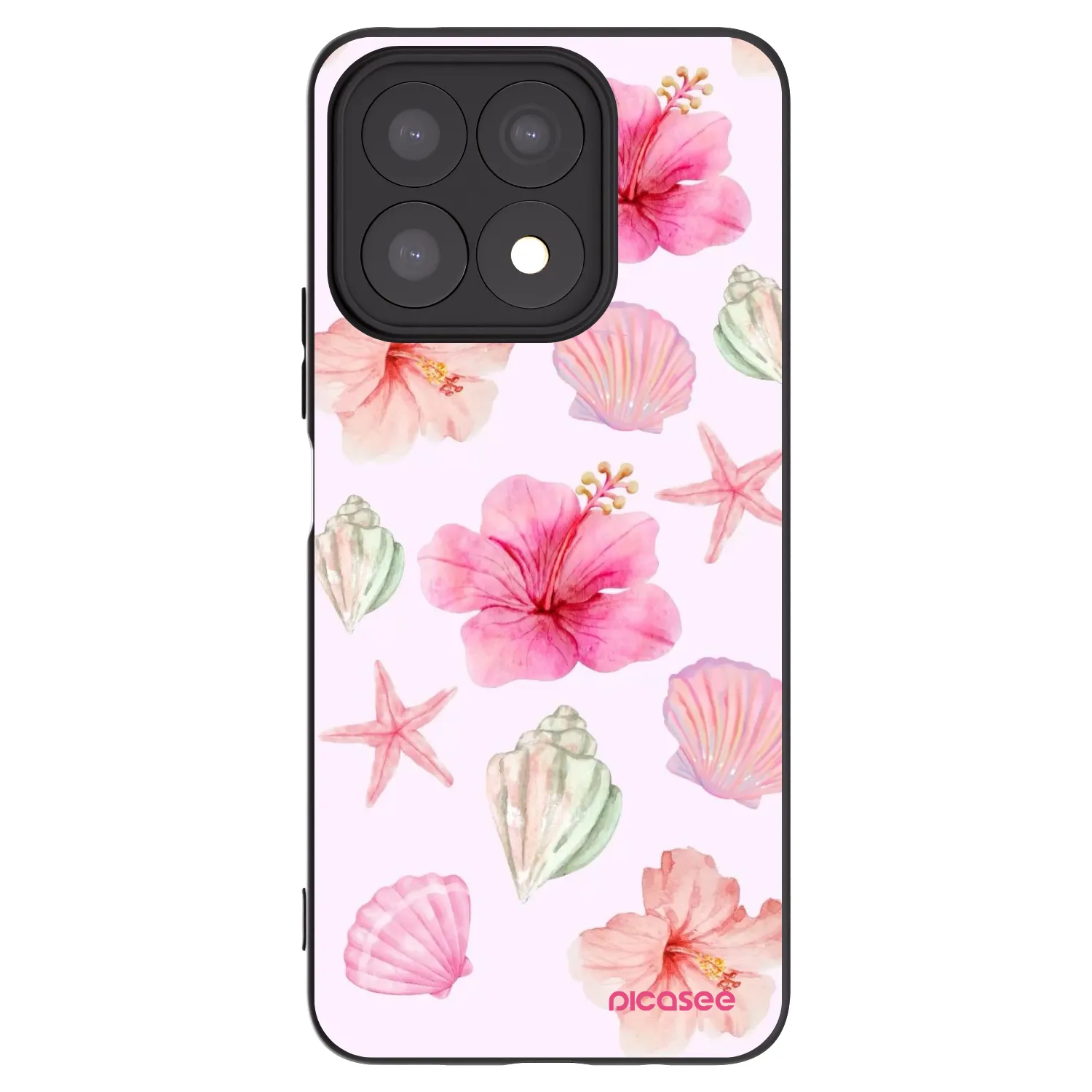 Picasee silikónový čierny obal pre Honor X8a - Blush Lagoon
