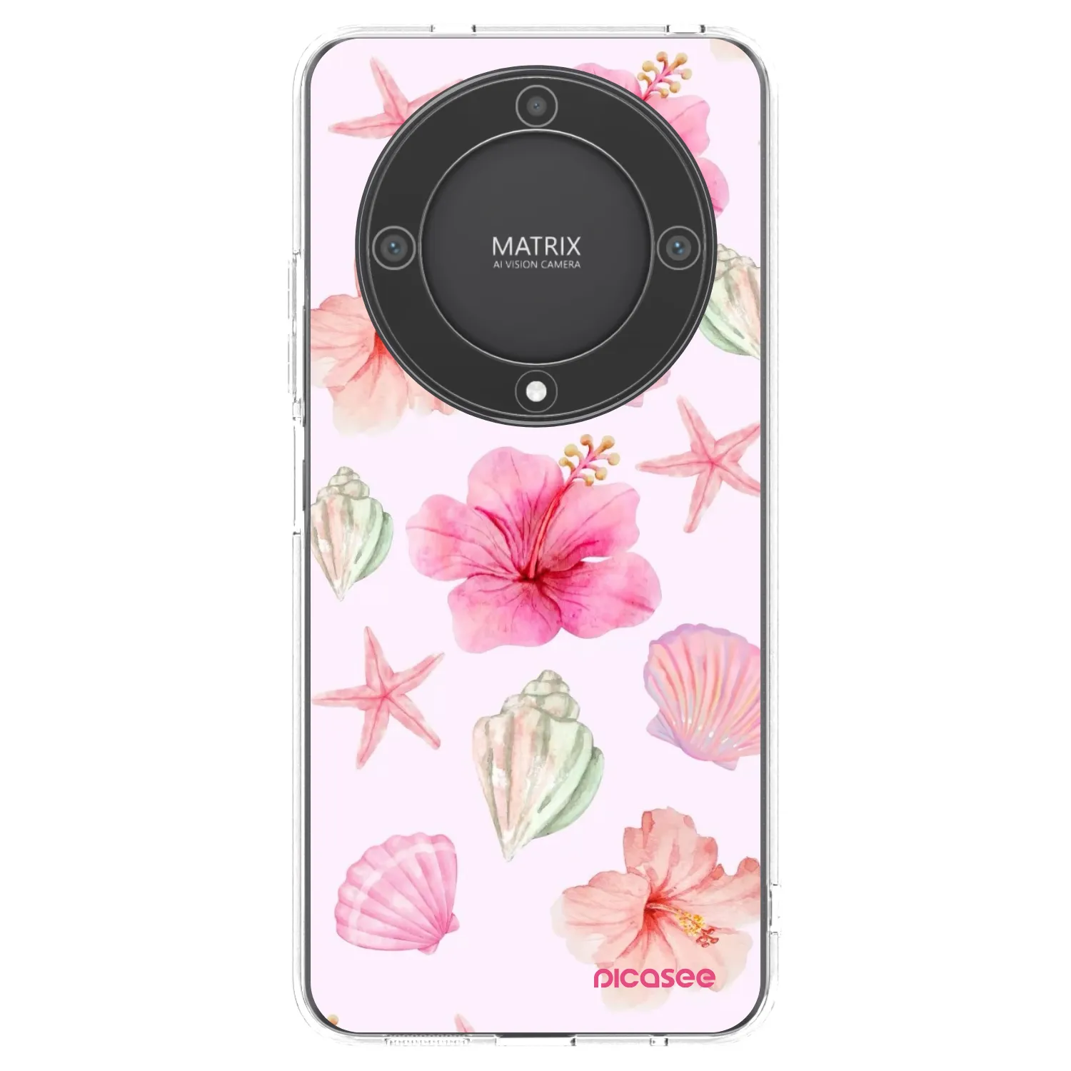 Picasee silikónový prehľadný obal pre Honor Magic5 Lite 5G - Blush Lagoon