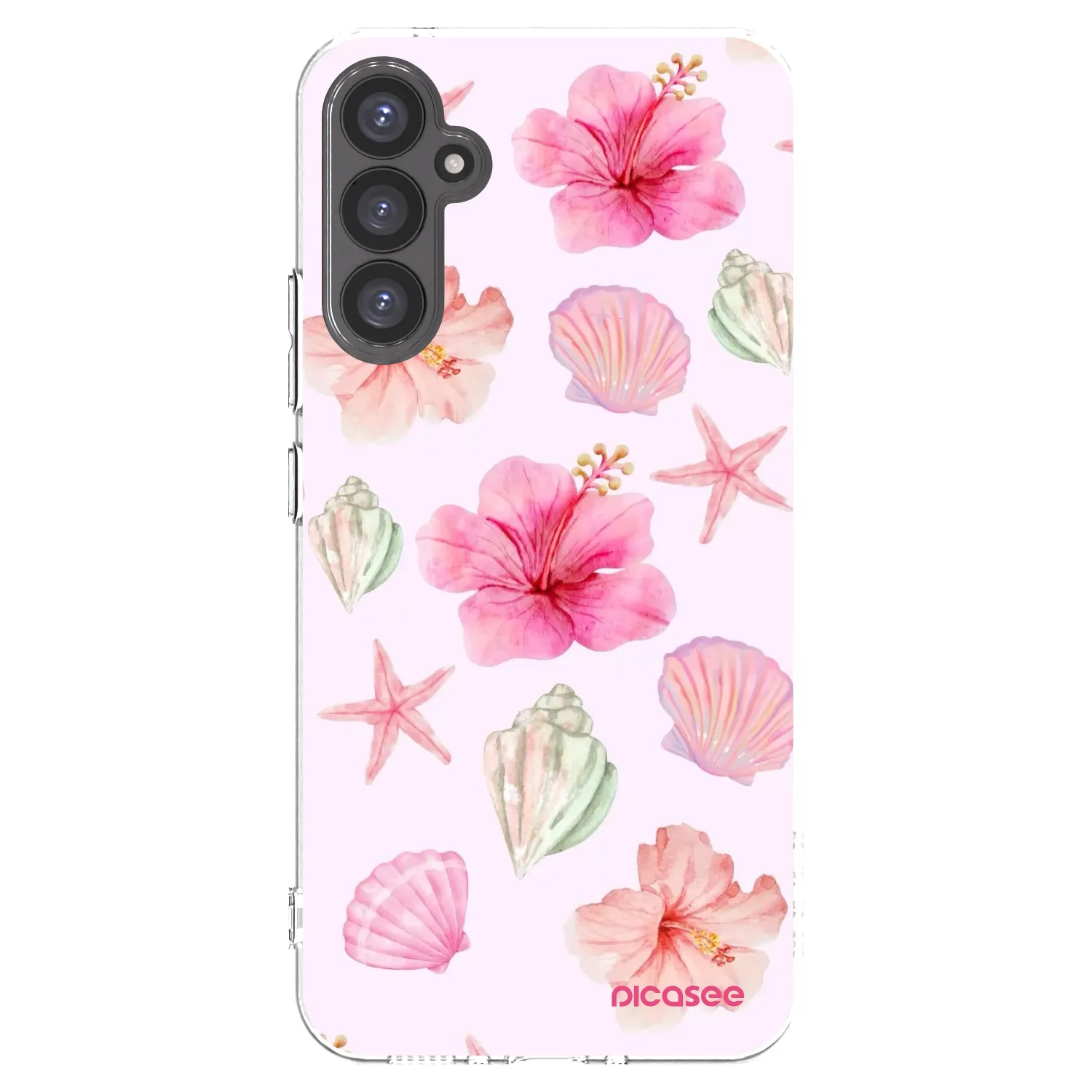 Picasee silikónový prehľadný obal pre Samsung Galaxy A34 5G A346B - Blush Lagoon
