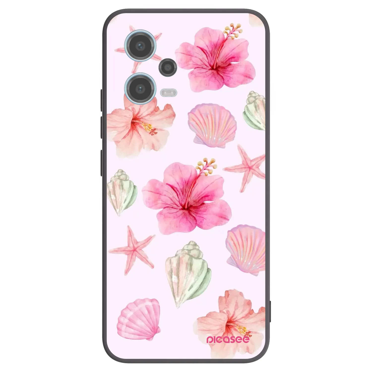 Picasee silikónový čierny obal pre Xiaomi Redmi Note 12 5G - Blush Lagoon