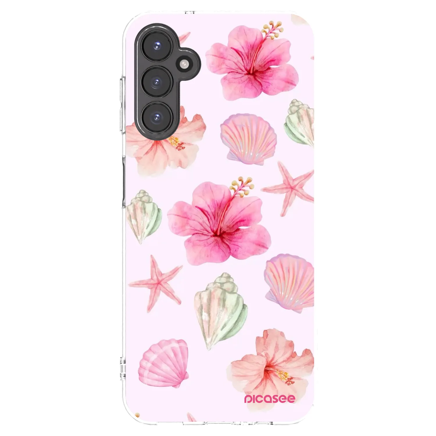 Picasee silikónový prehľadný obal pre Samsung Galaxy A14 4G A145R - Blush Lagoon