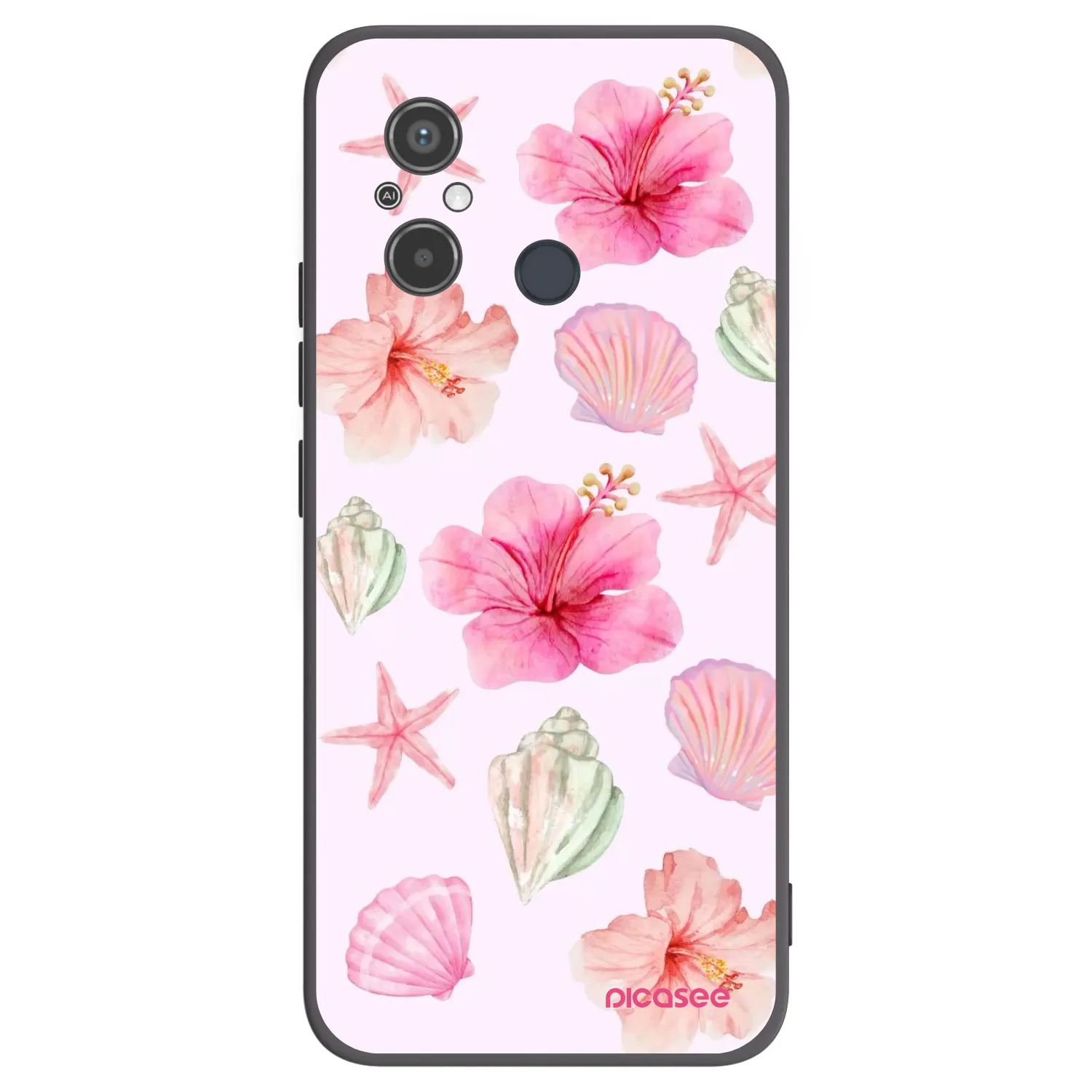 Picasee silikónový čierny obal pre Xiaomi Redmi 12C - Blush Lagoon