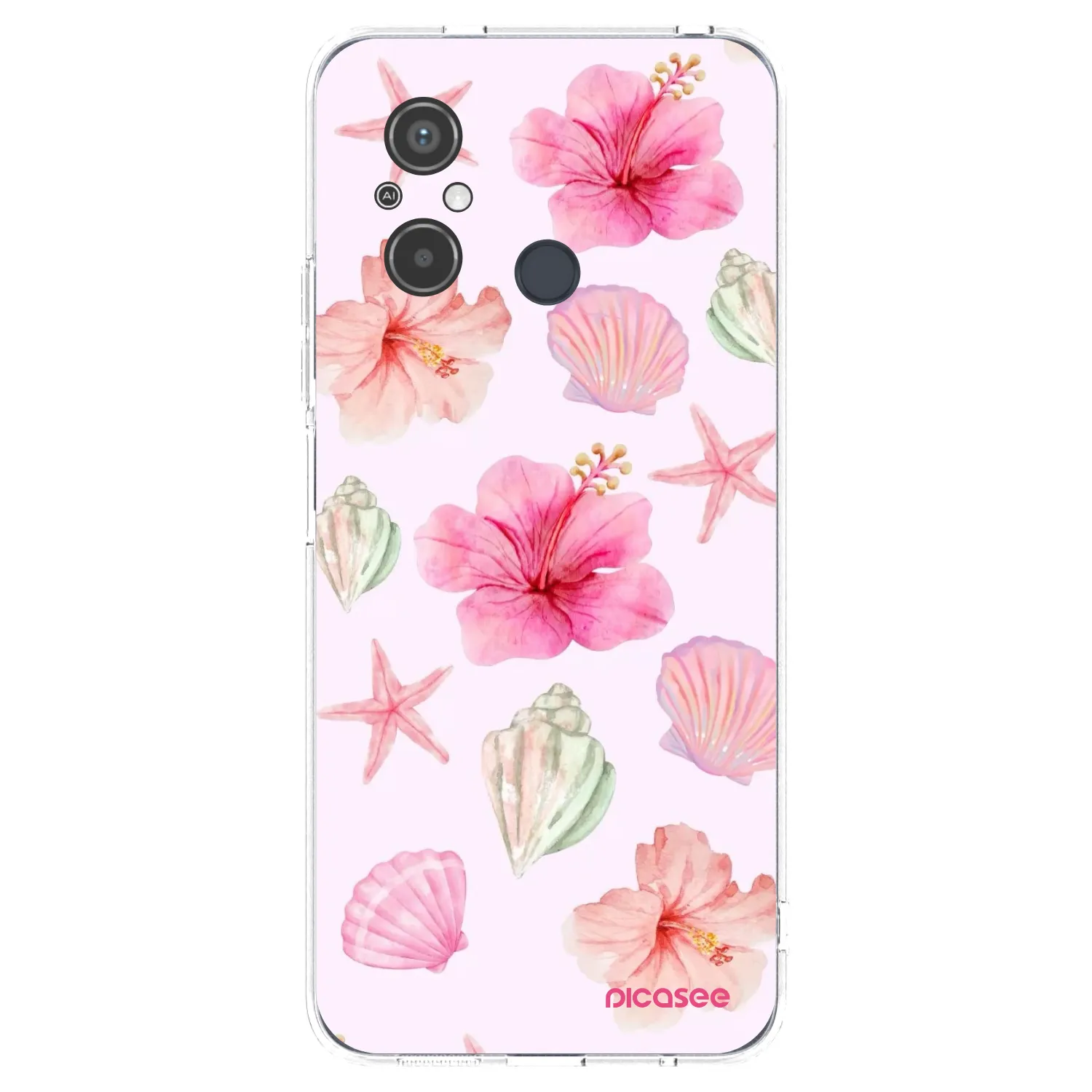 Picasee silikónový prehľadný obal pre Xiaomi Redmi 12C - Blush Lagoon
